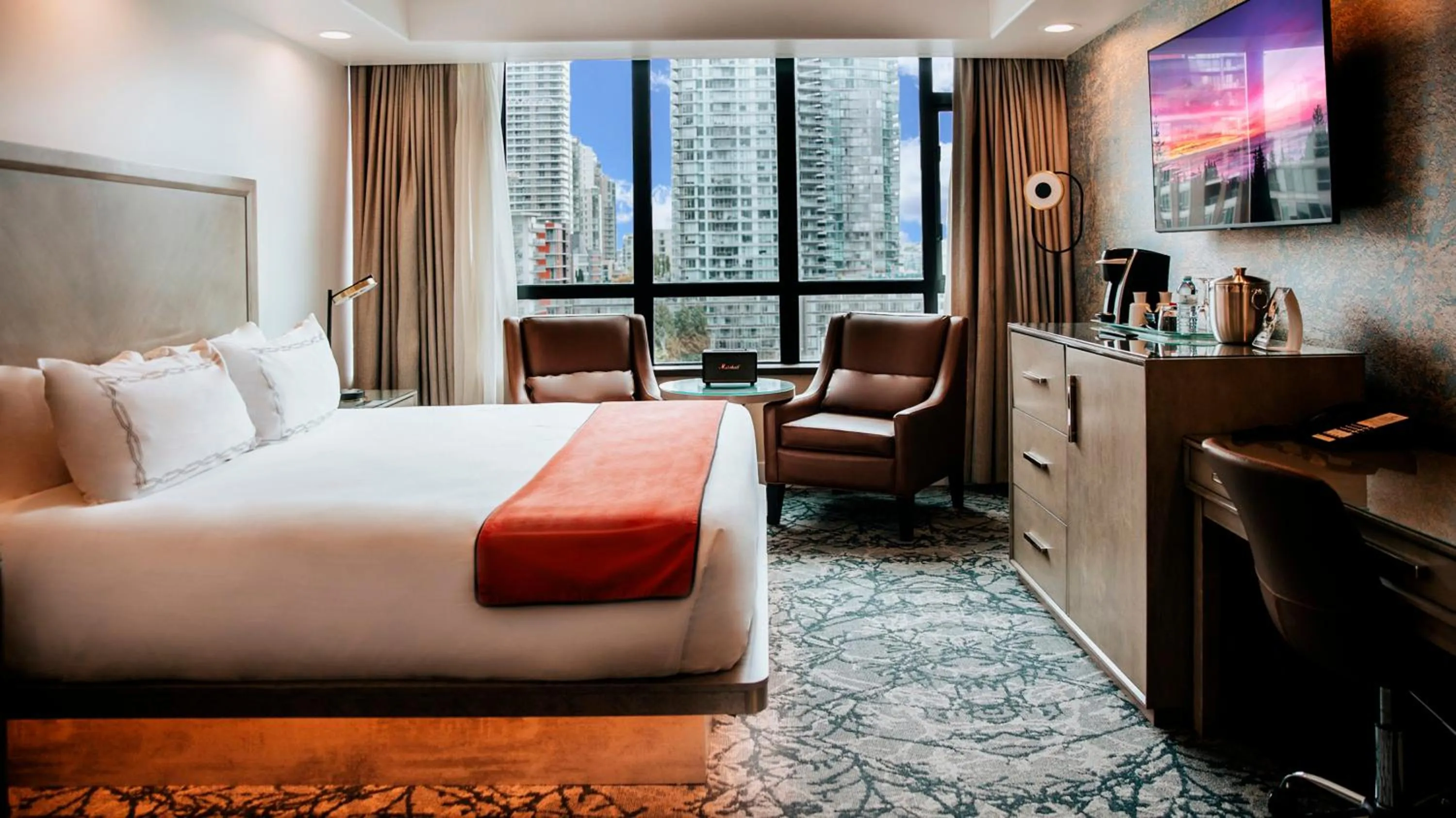 View (from property/room), Bed in The Parker Hotel and Rooftop