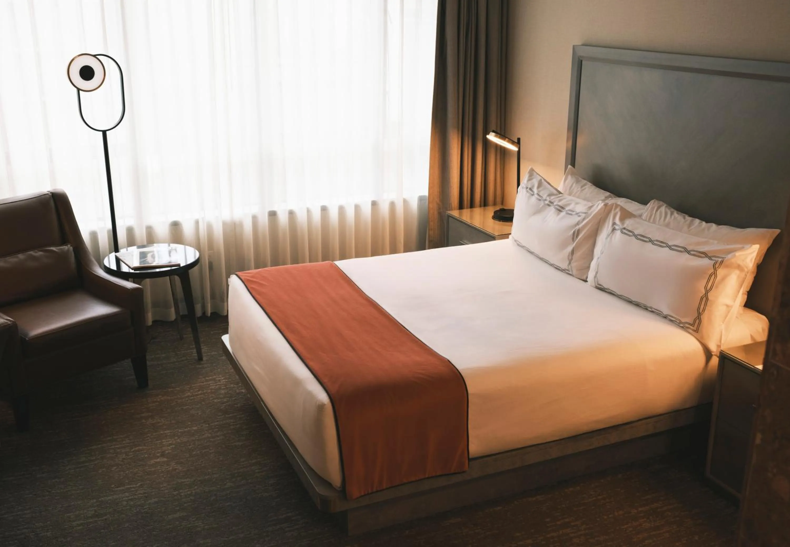 Bed in The Parker Hotel and Rooftop