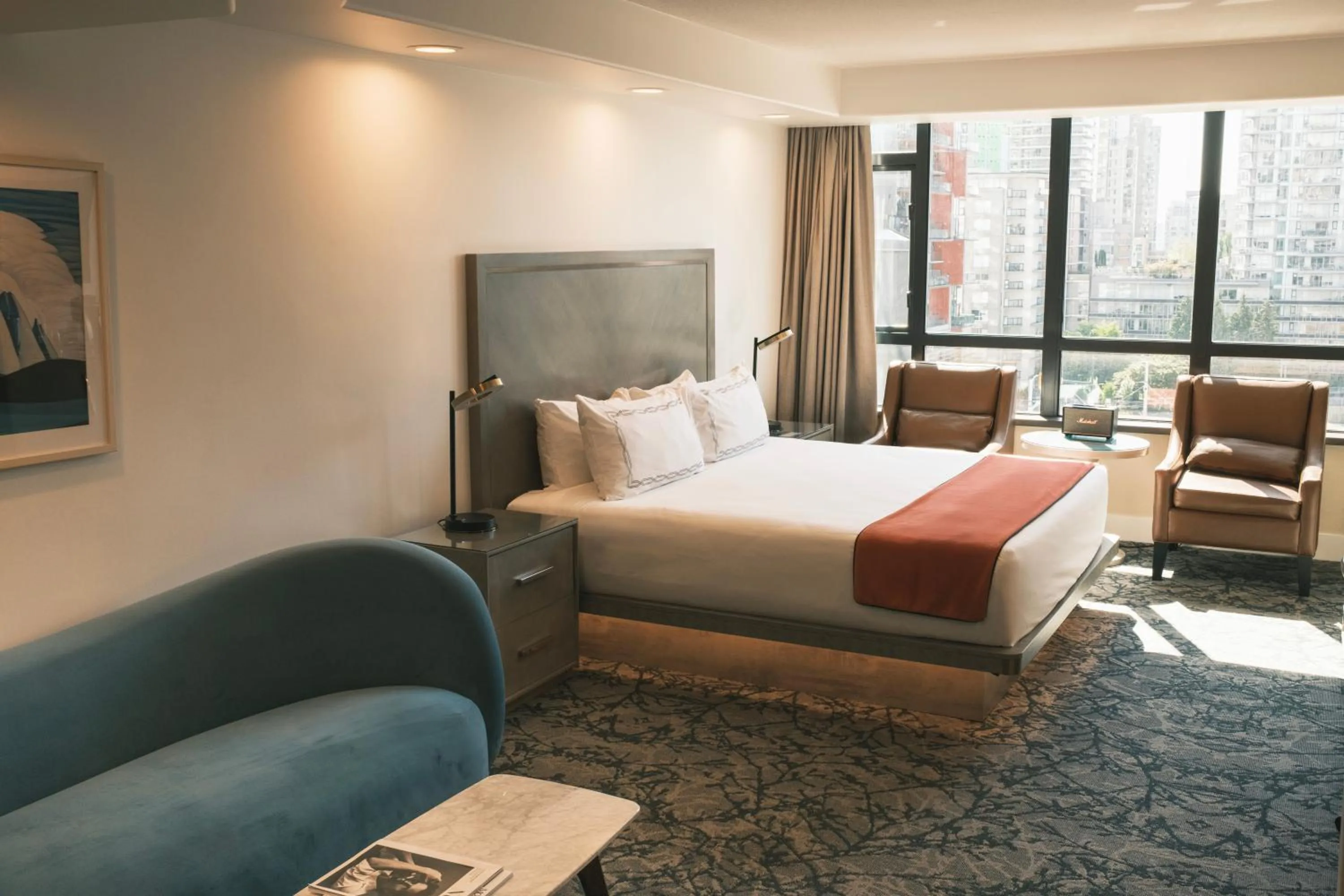 Bed in The Parker Hotel and Rooftop