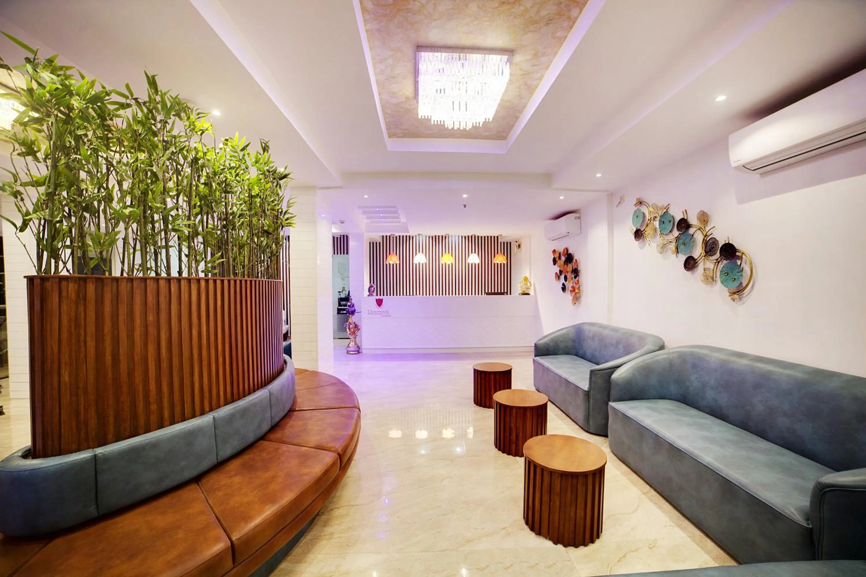 Lobby or reception in The Liverpool Blue Hotels