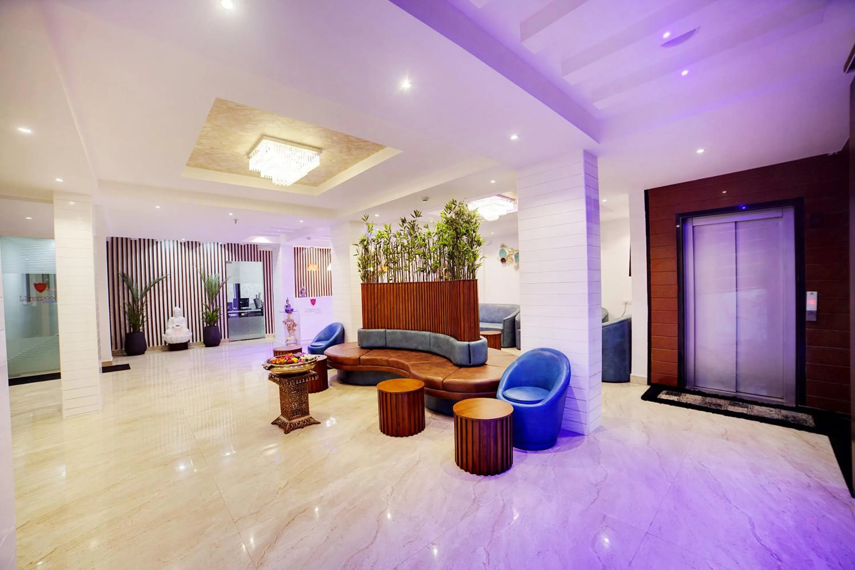 Lobby or reception in The Liverpool Blue Hotels