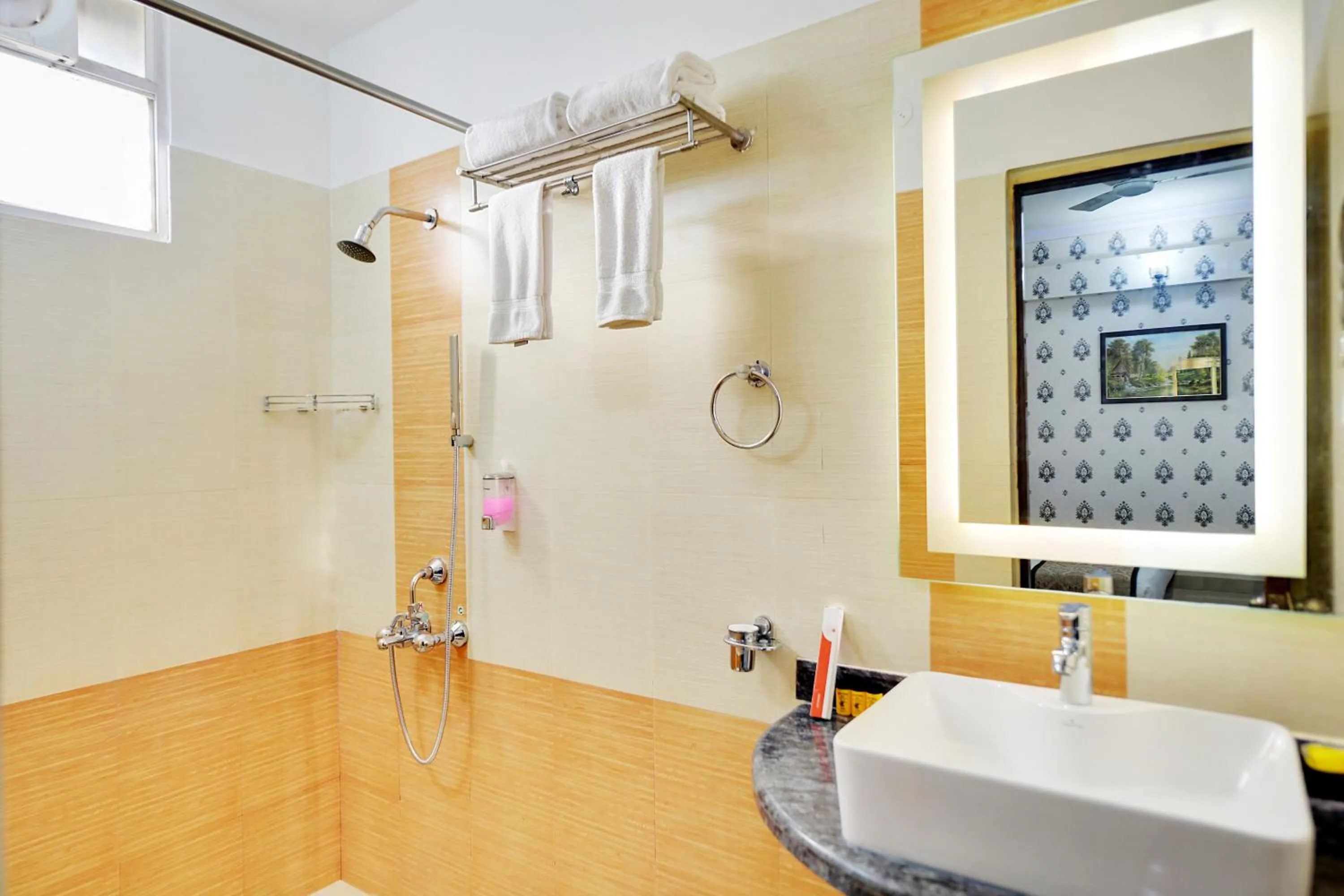 Shower in The Liverpool Blue Hotels