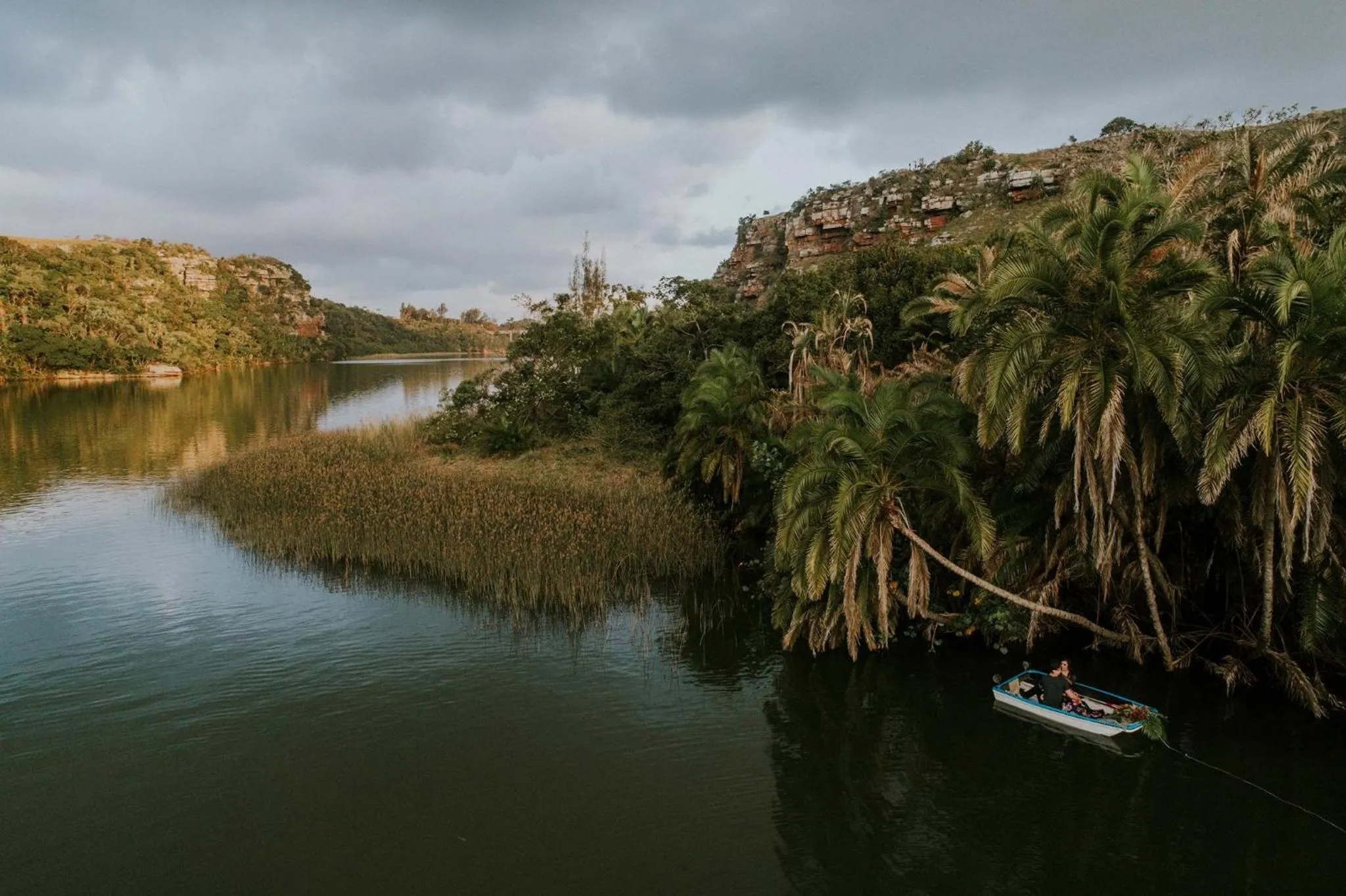Natural landscape in Umtamvuna River Lodge