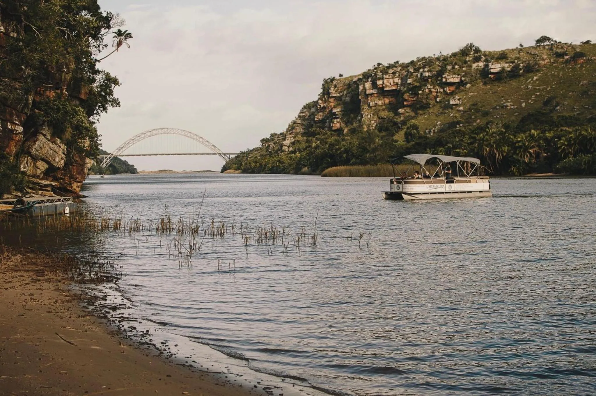 Natural landscape in Umtamvuna River Lodge
