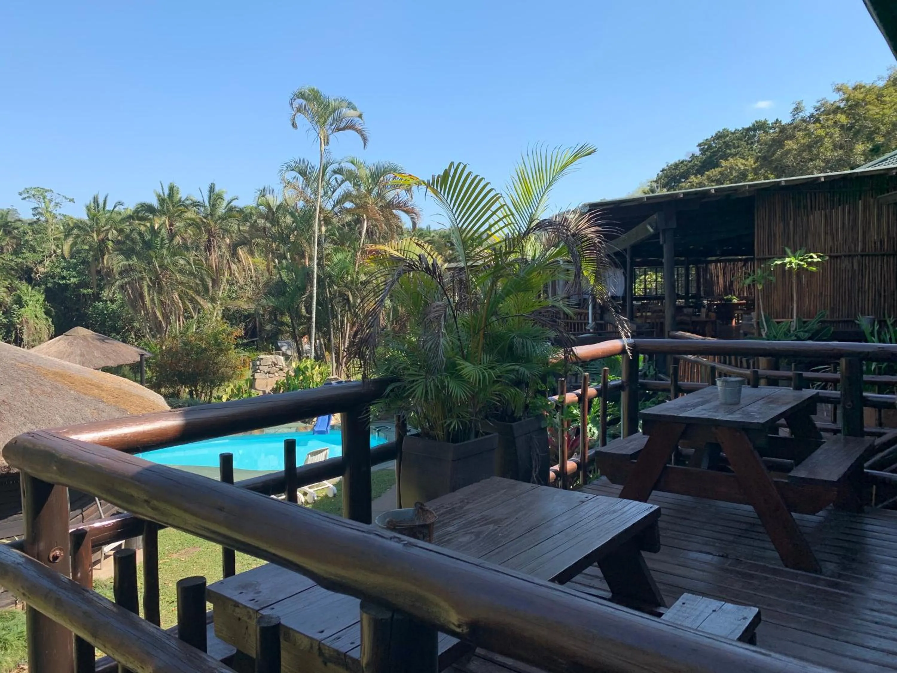 Balcony/Terrace in Umtamvuna River Lodge