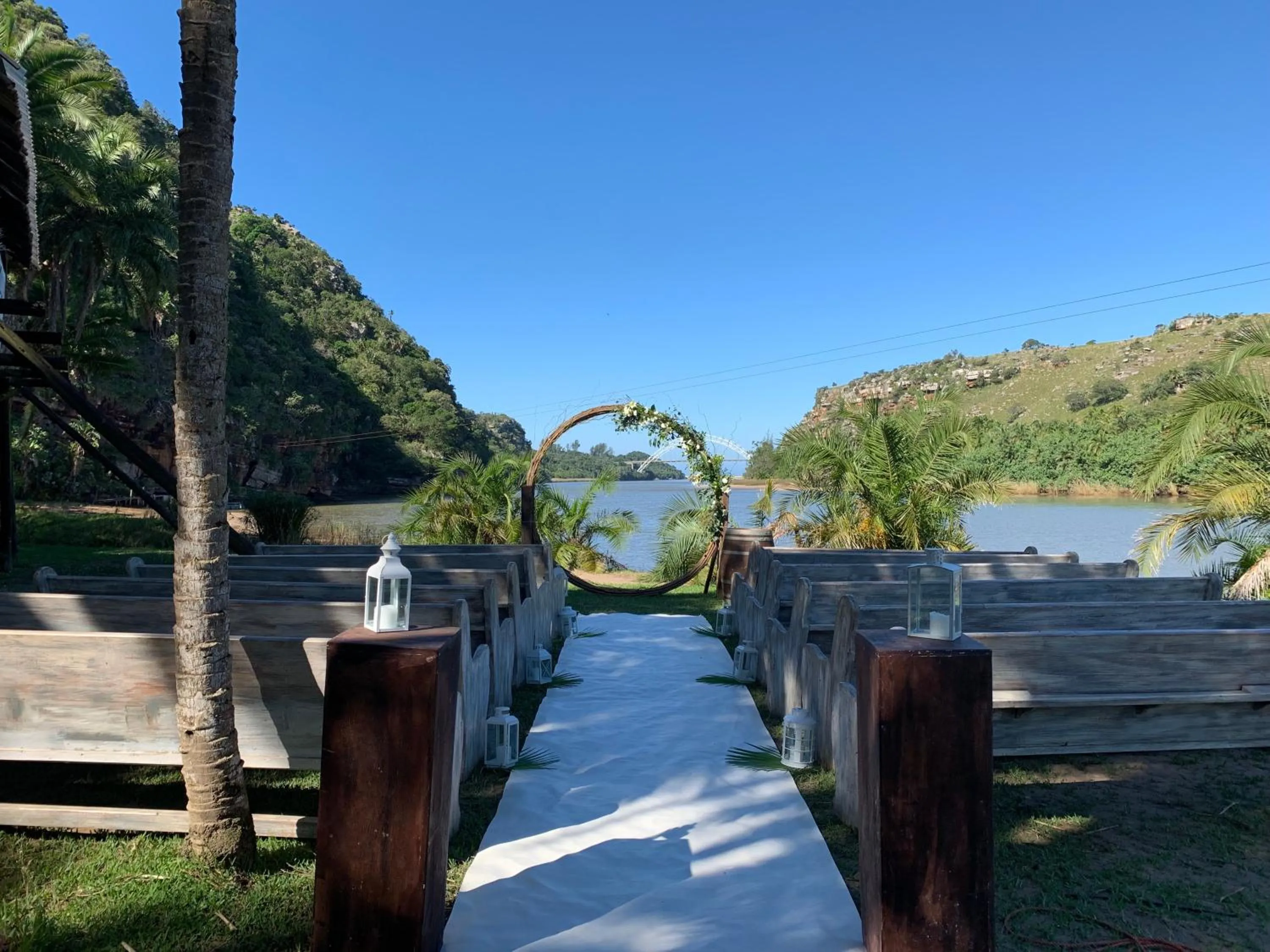 Natural landscape in Umtamvuna River Lodge