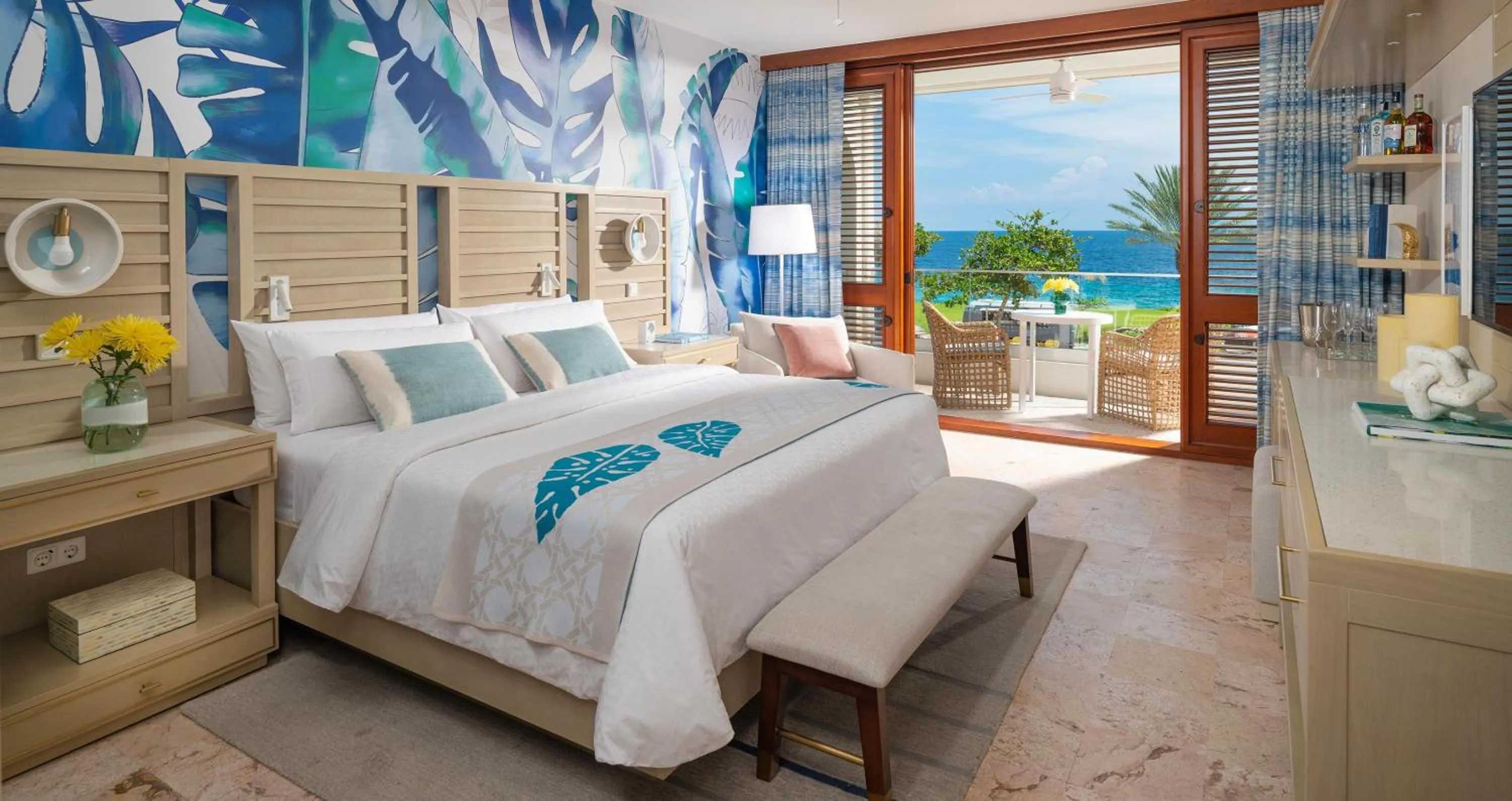 Photo of the whole room, Bed in Sandals Royal Curacao All Inclusive Couples Only