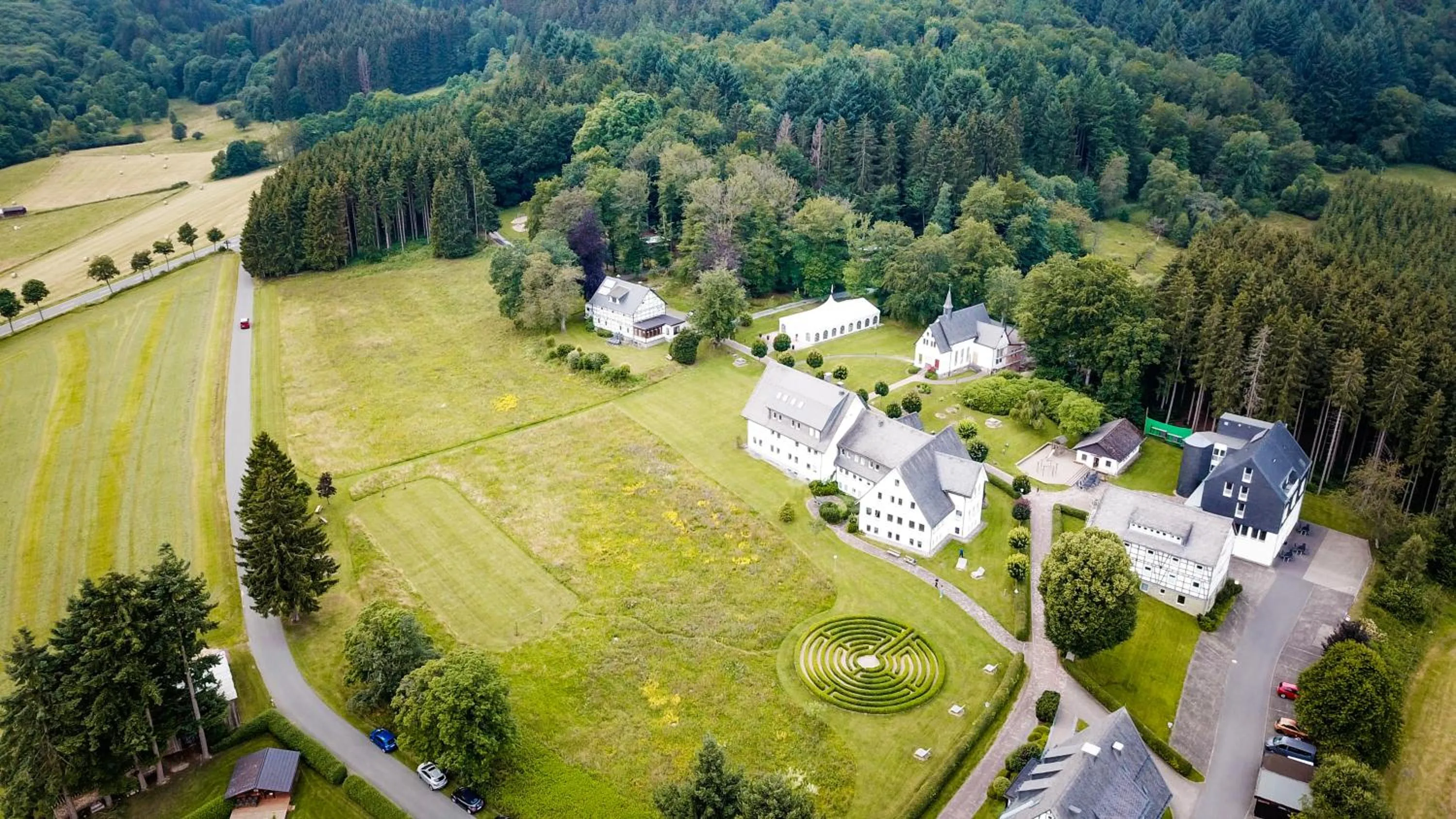 Bird's eye view in St. Bonifatius