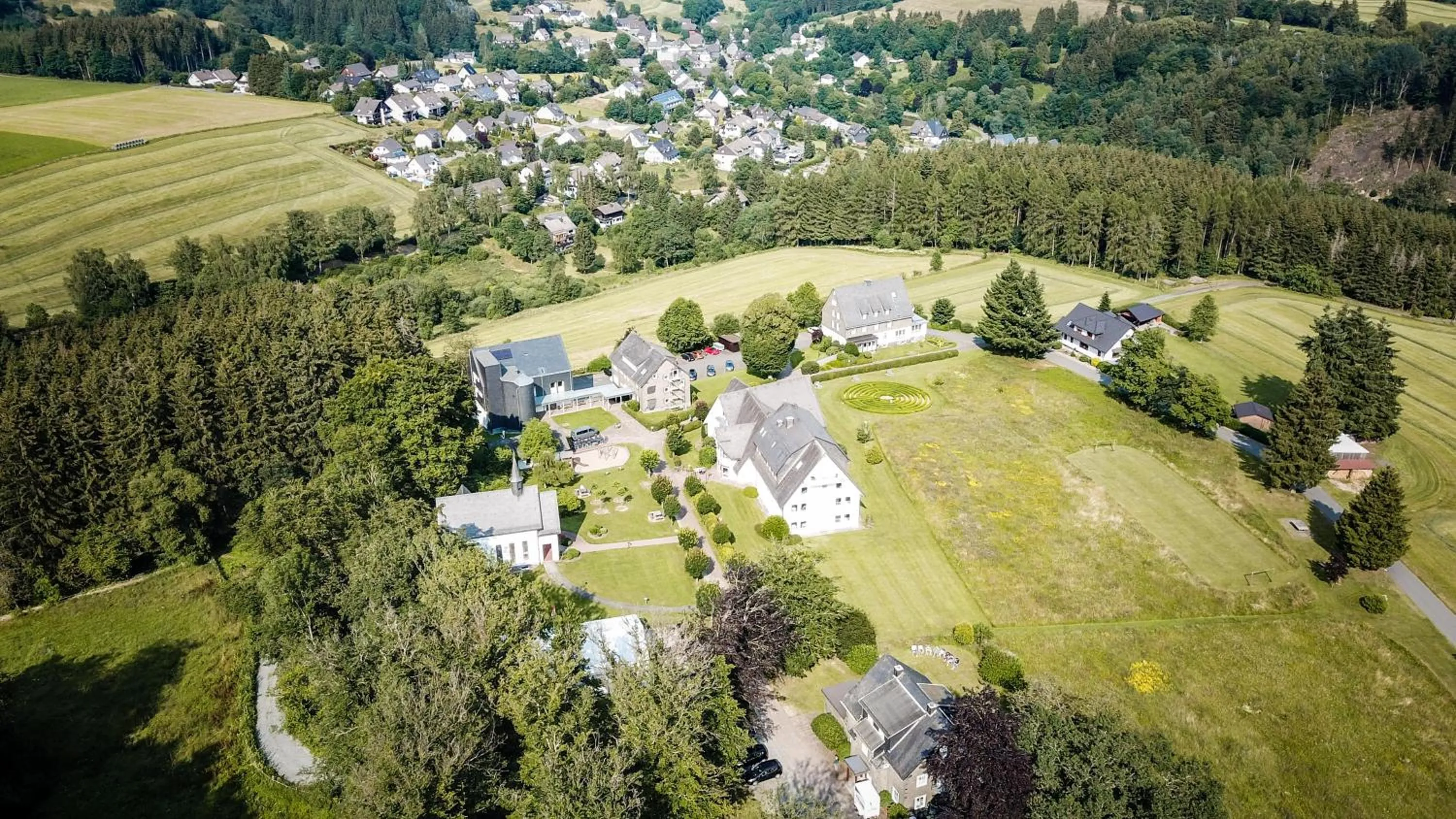 Bird's eye view in St. Bonifatius