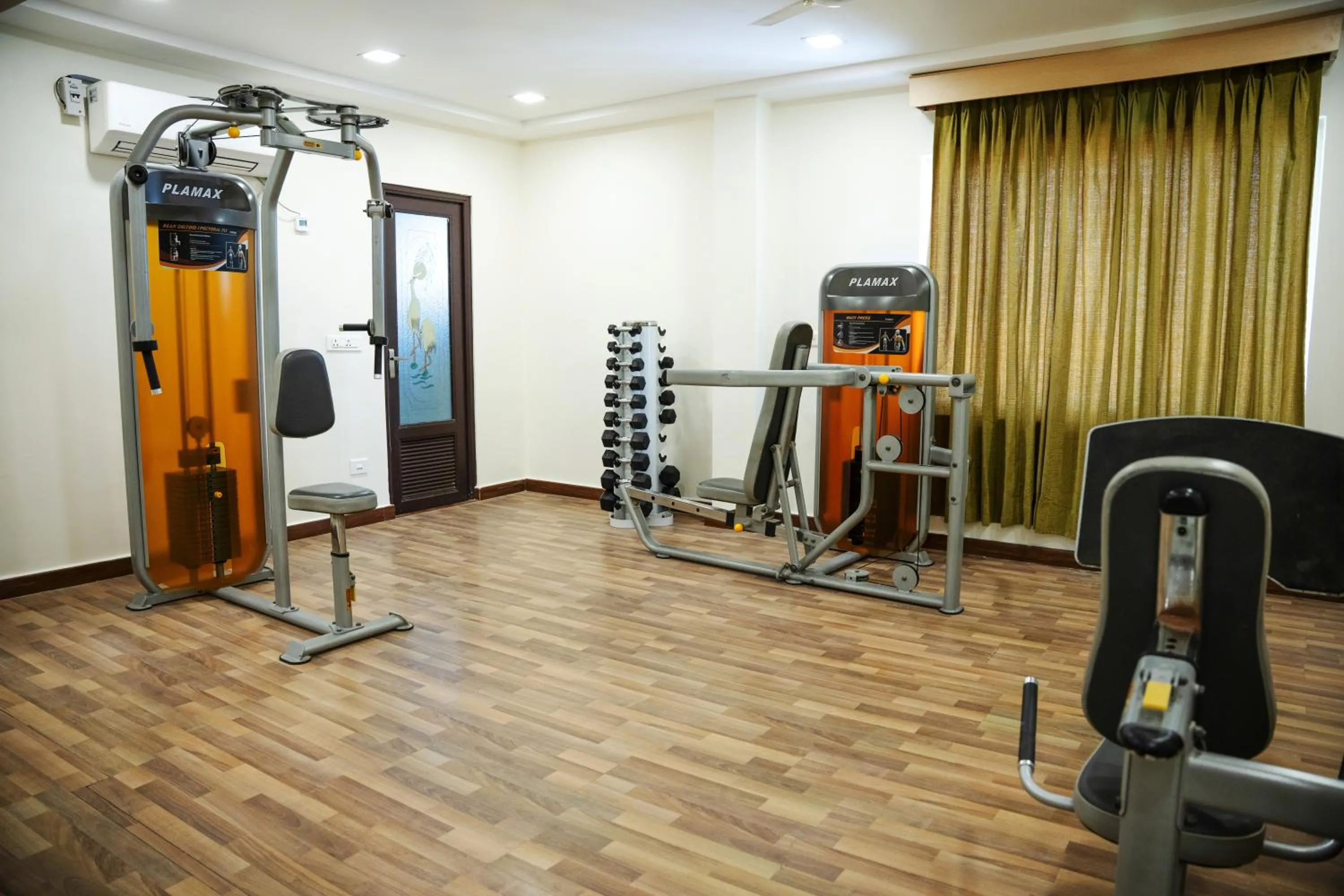 Fitness centre/facilities in Heritage Residency By Lemongrove Hospitality