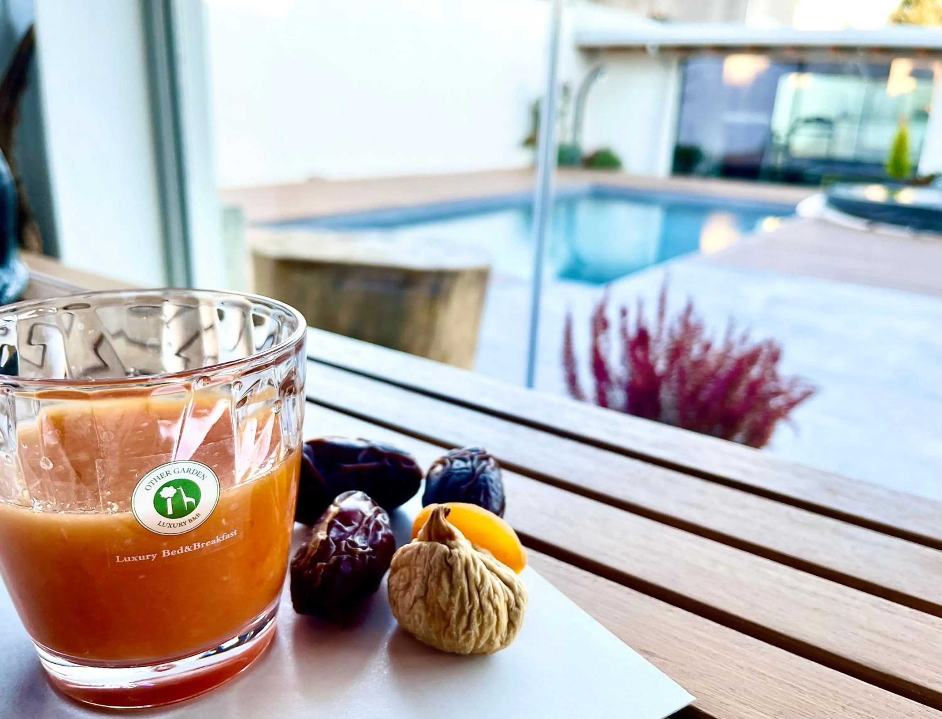 Pool view in Other Garden - Luxury Bed and Breakfast