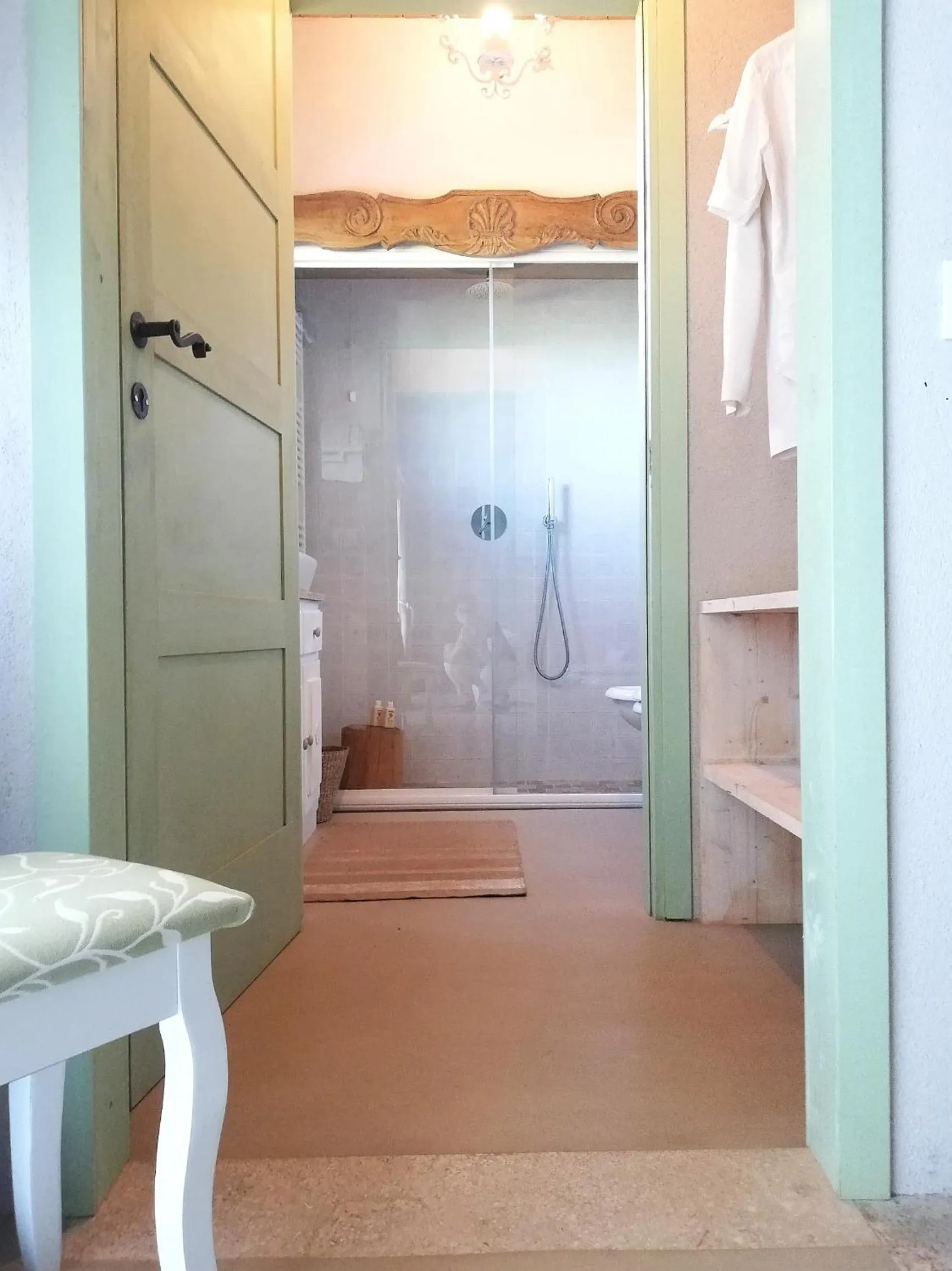 Shower in B&B Cà Montemezzano