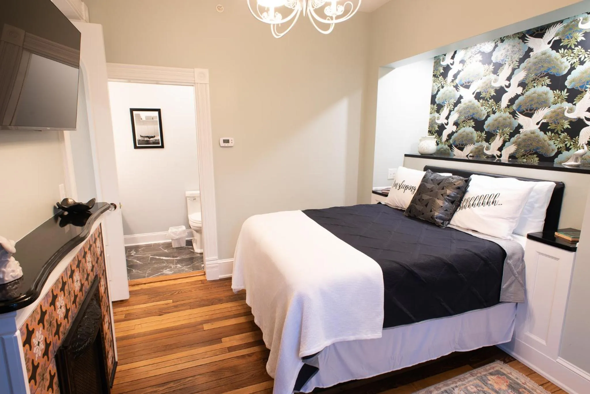 Bed in Washington Street Quarters