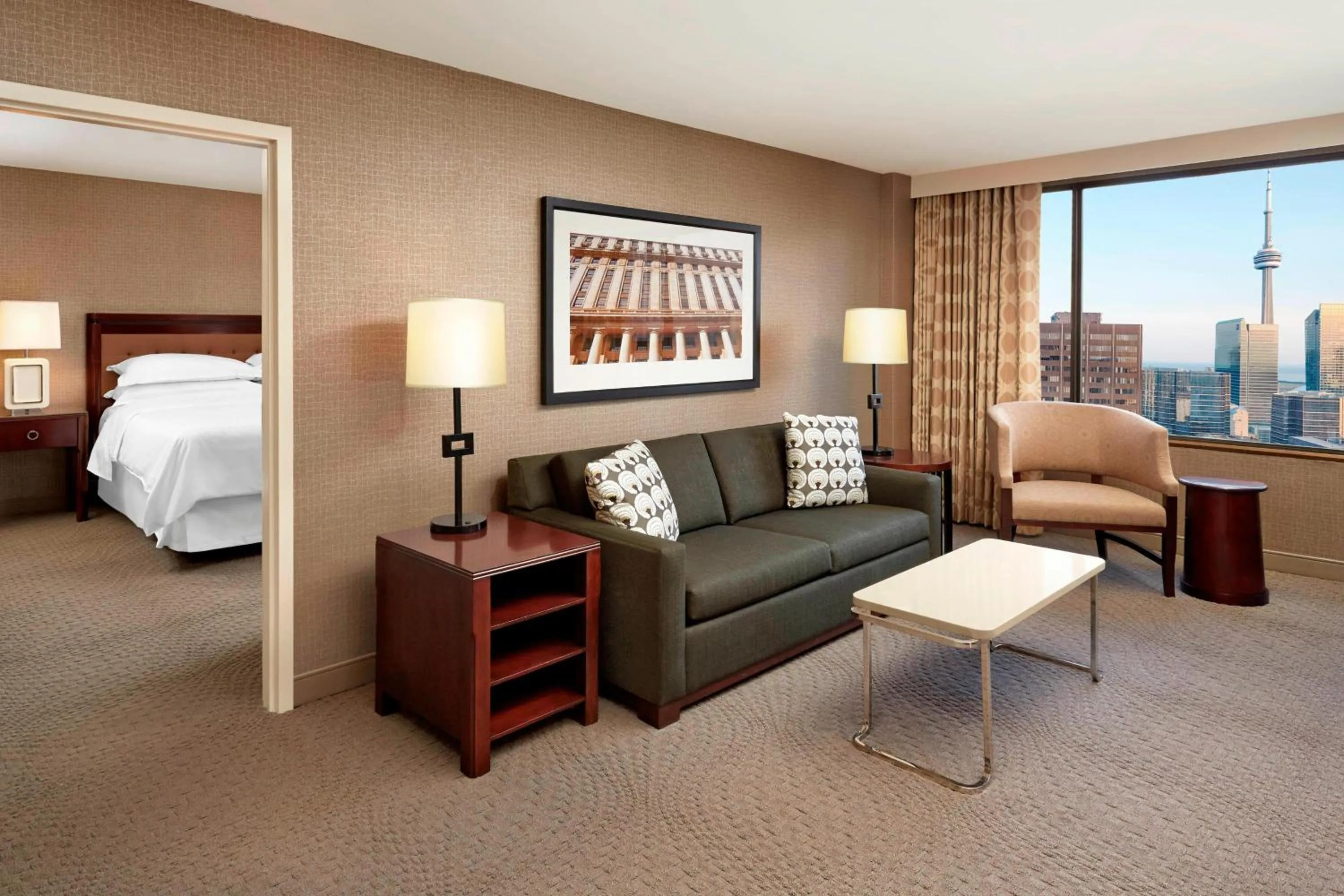 Bedroom, Bed in Sheraton Centre Toronto Hotel