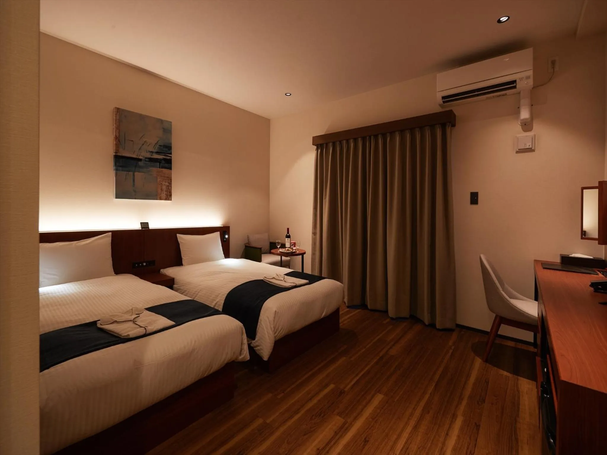 Photo of the whole room, Bed in THE GRAND HOTEL GINOWAN