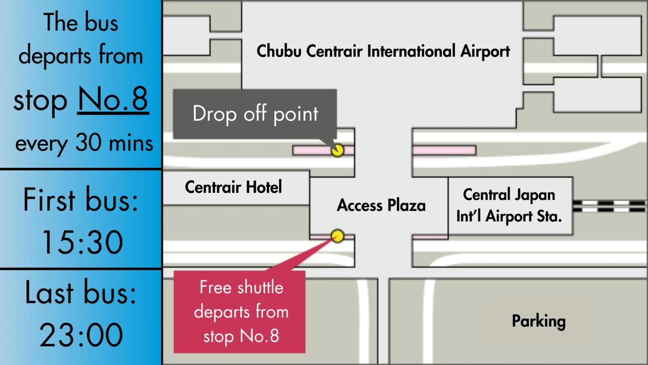 shuttle in Toyoko Inn Chubu International Airport No 2