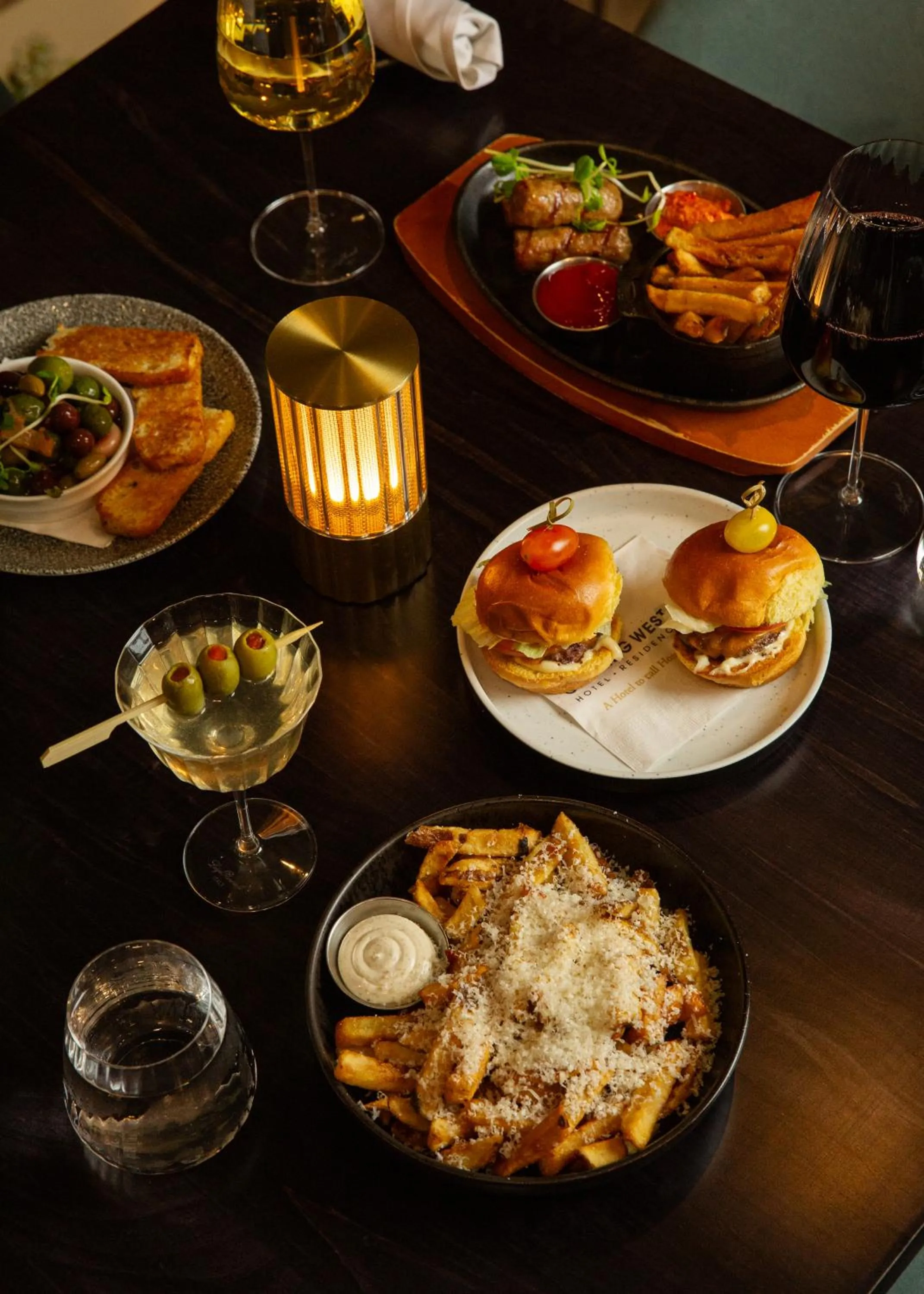 Food and drinks in One King West Hotel and Residence