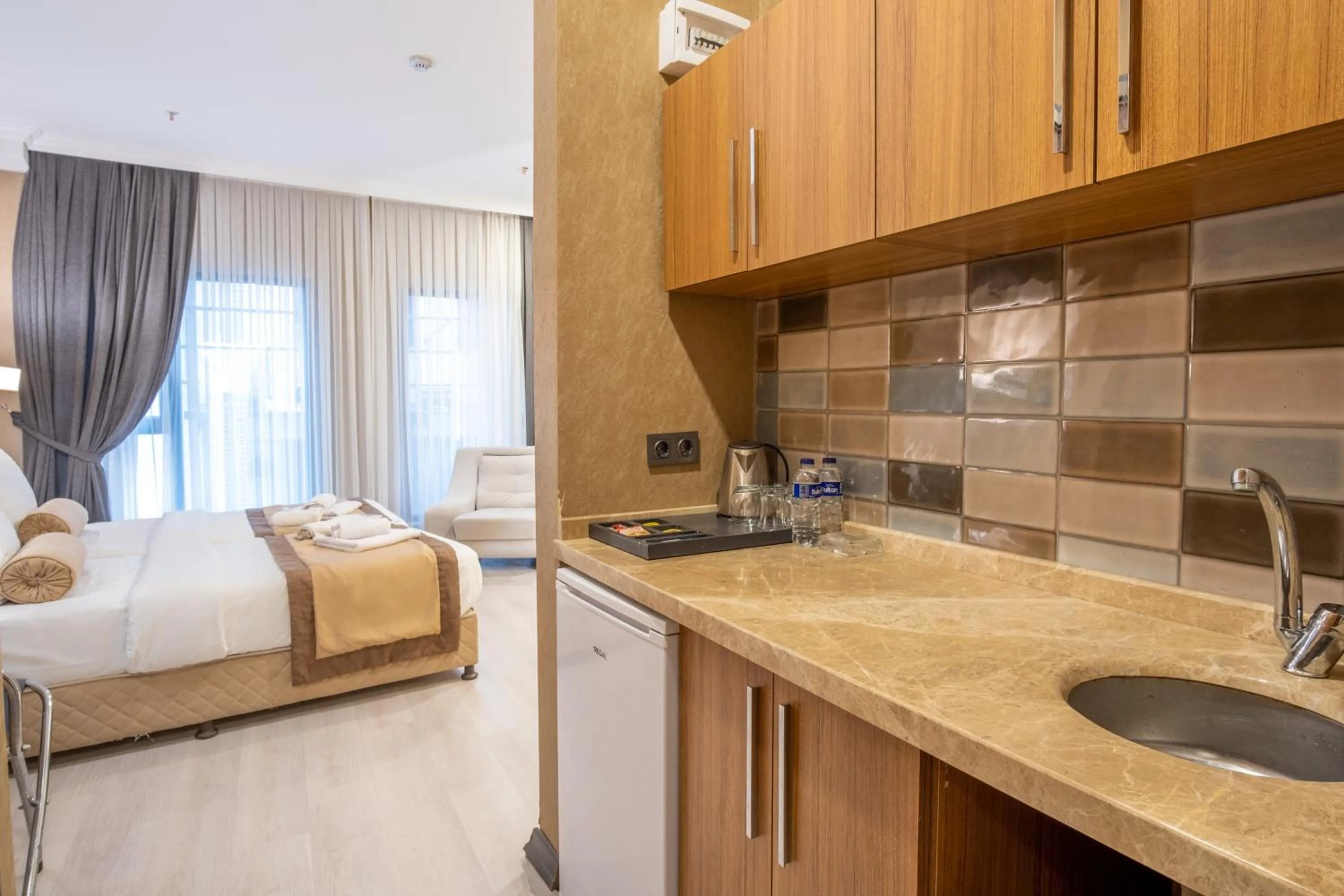 Kitchen or kitchenette in Orange Hotel & Spa