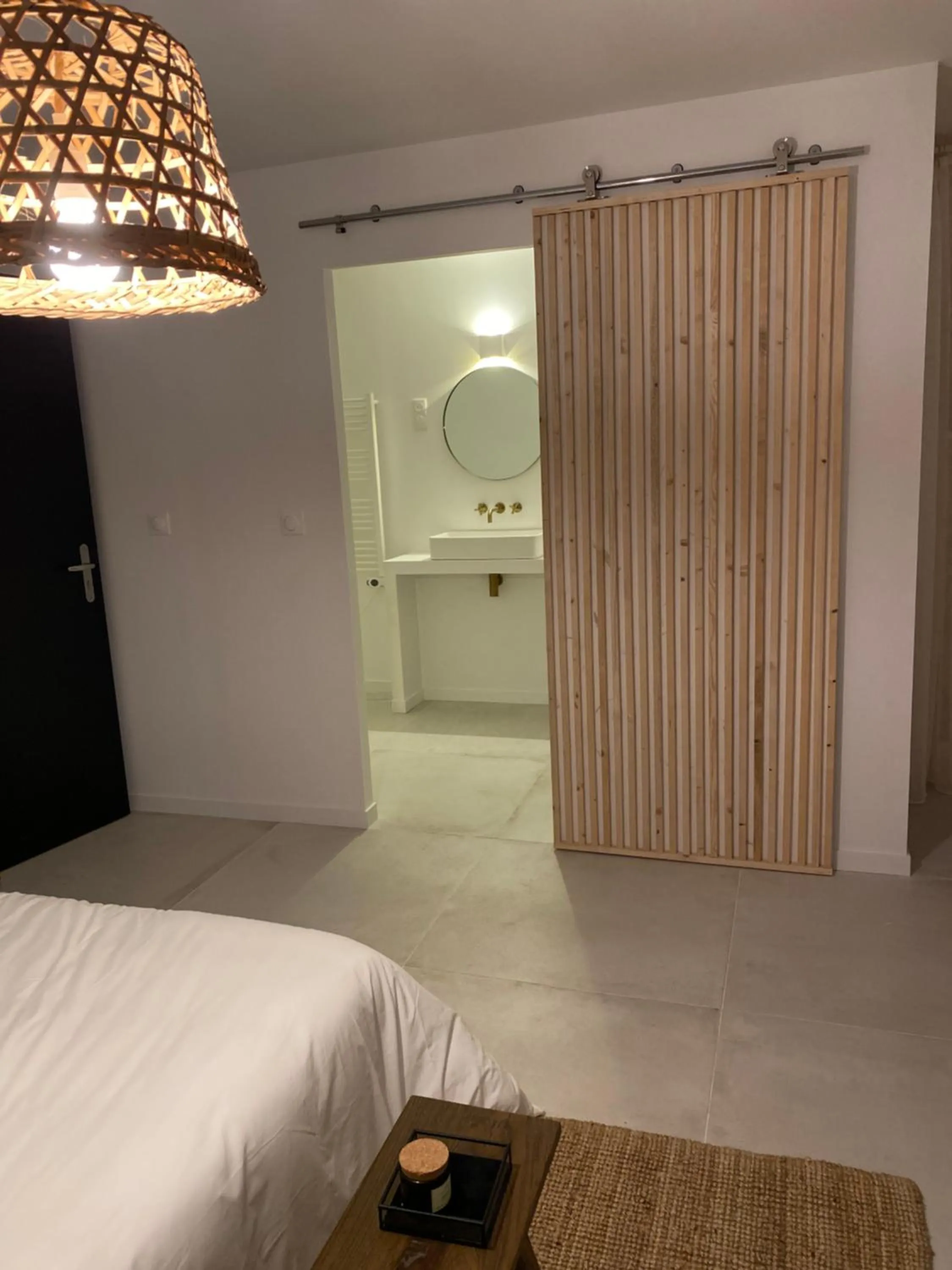 Bed in Casa louisa (chambre royale bain nordique)