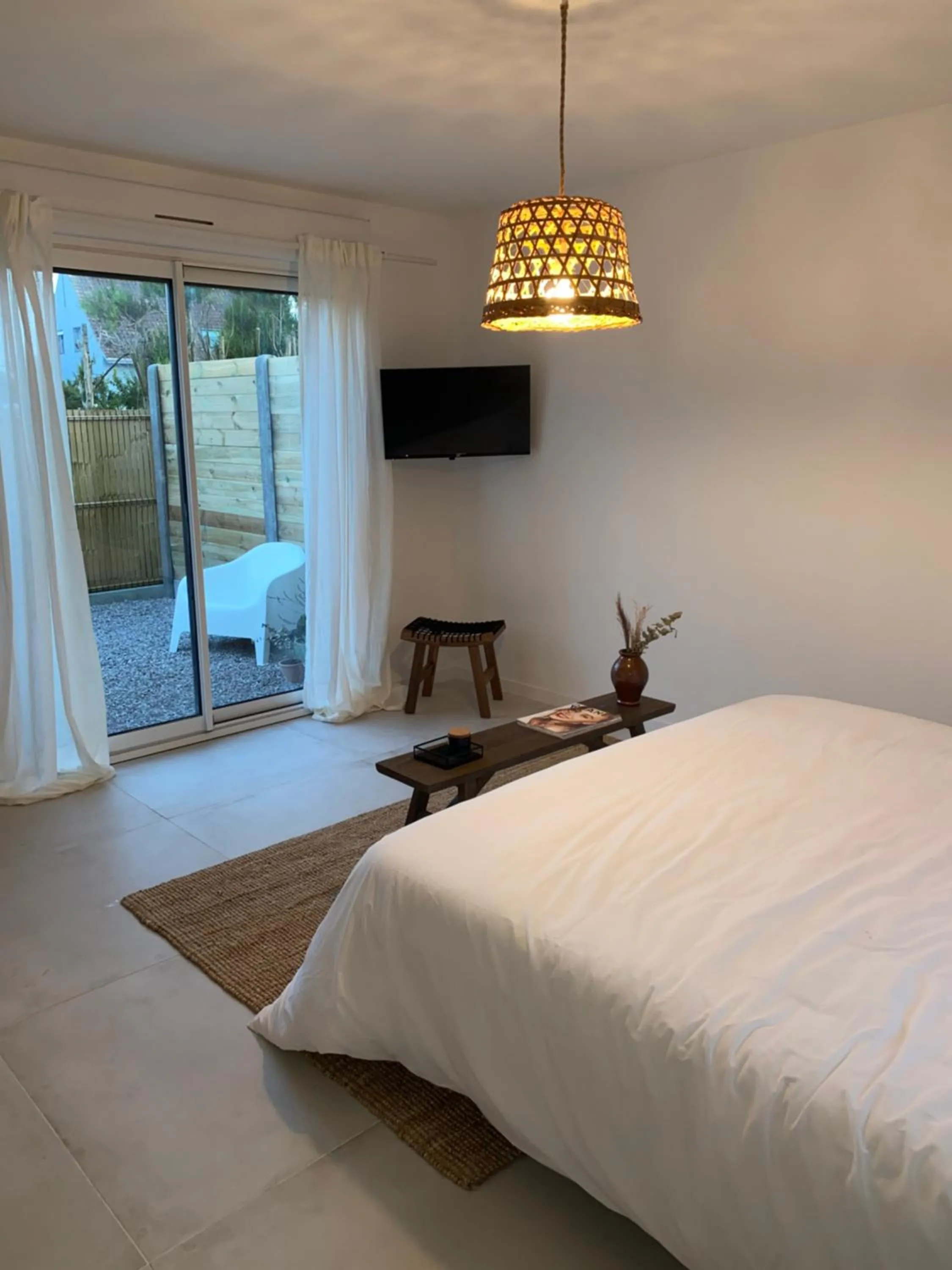 Bed in Casa louisa (chambre royale bain nordique)