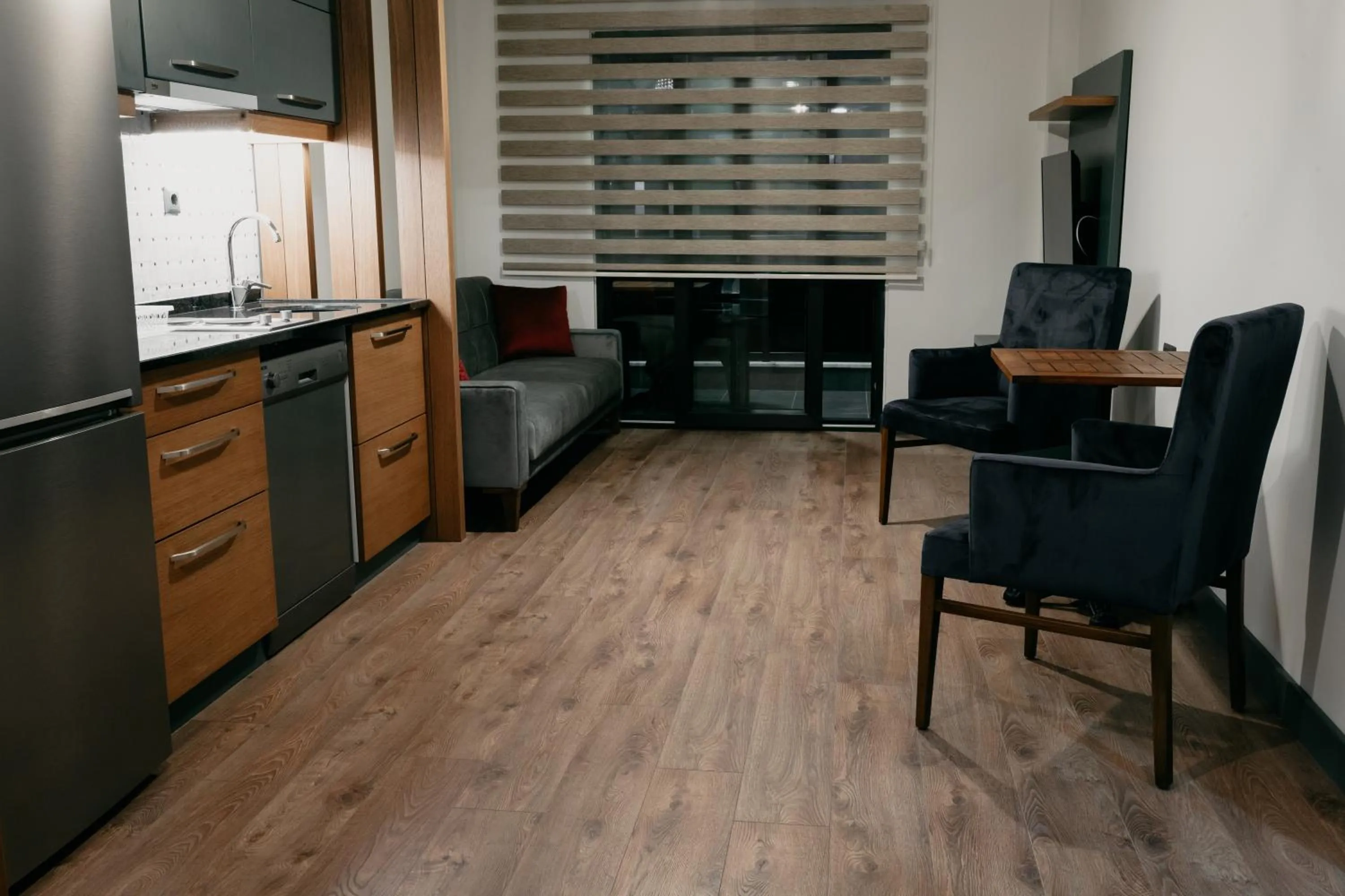 Kitchen or kitchenette in Ceneviz Suit Hotel