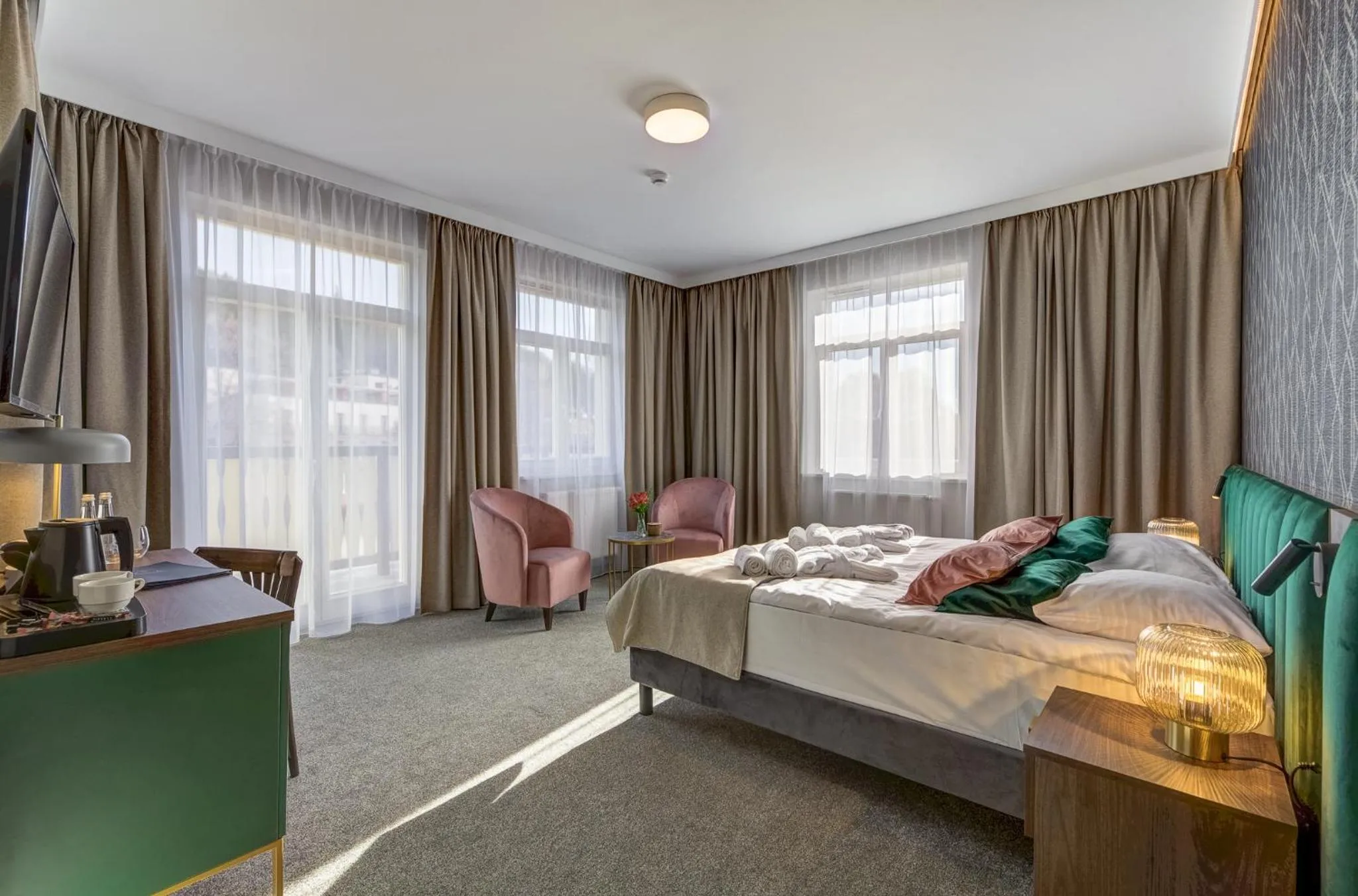 Bed in Hotel Willa Tatrzańska