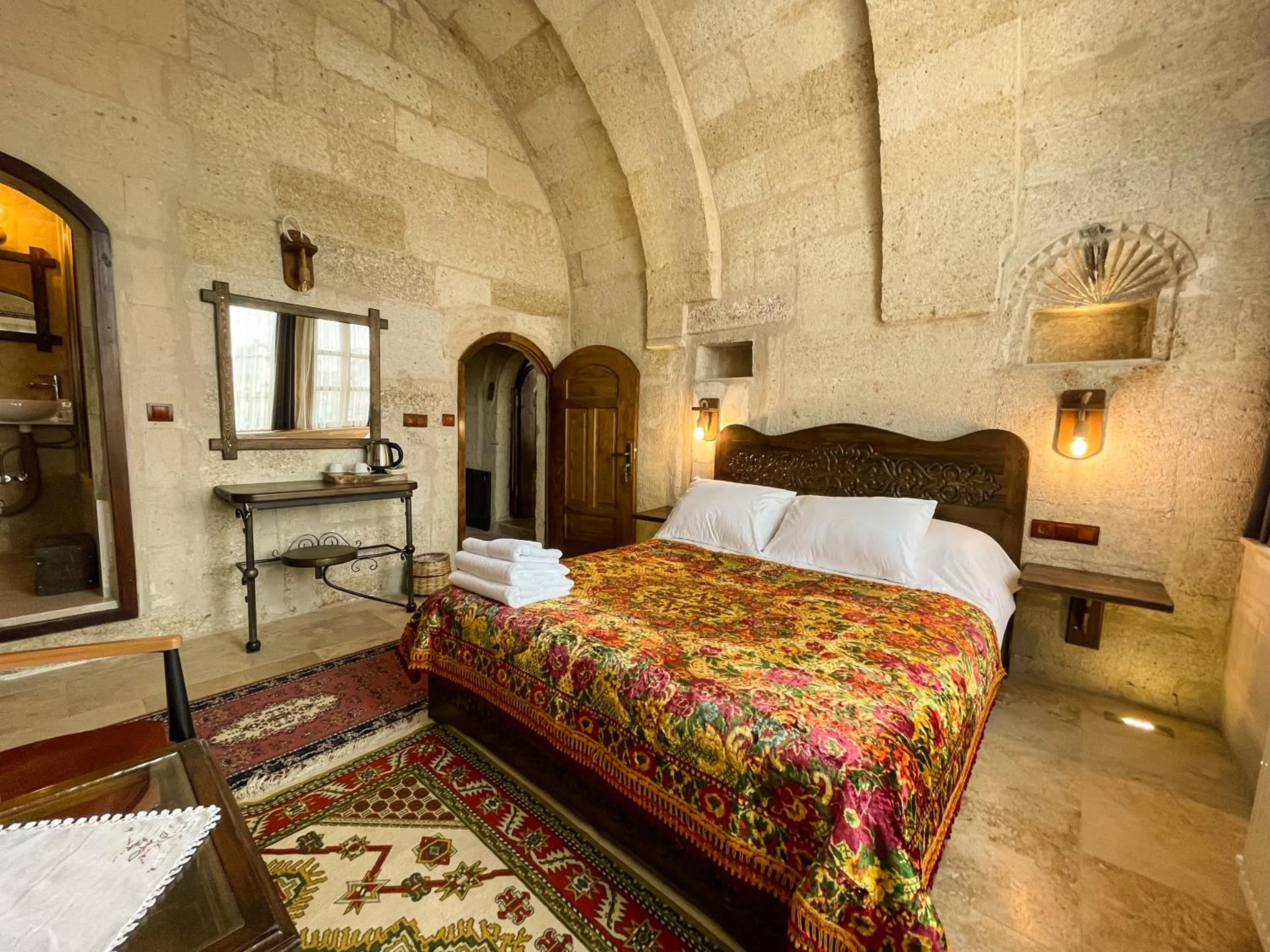 Bedroom in Takunya Cave Hotel
