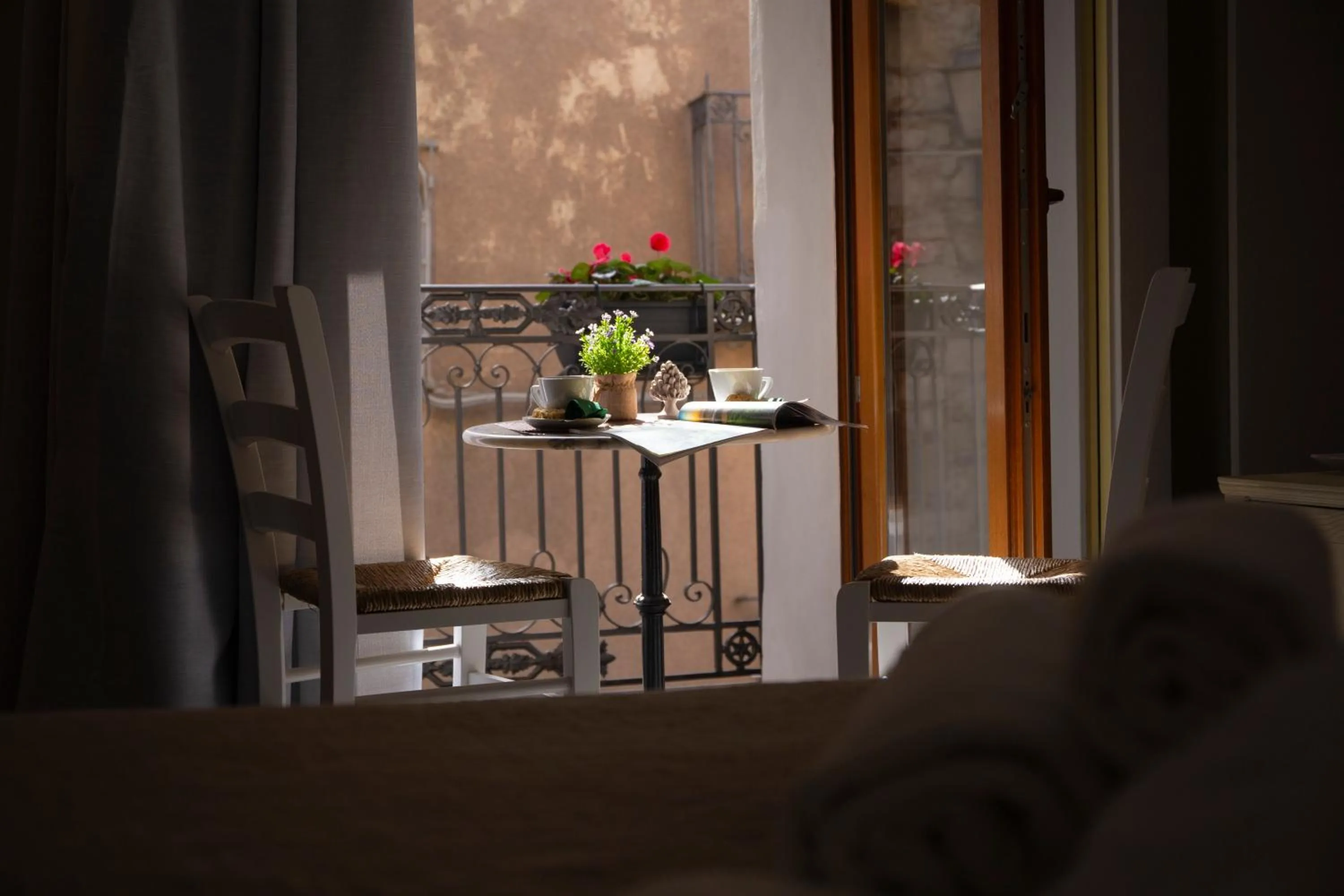 Balcony/Terrace in PORTA SOPRANA luxury guest House & spa