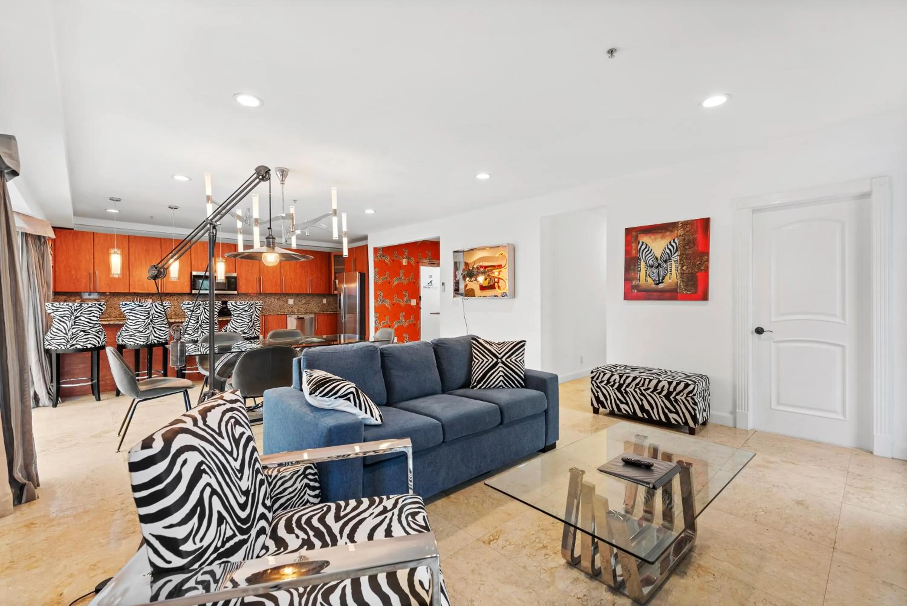 Living room in Isle of Venice Residence and Marina