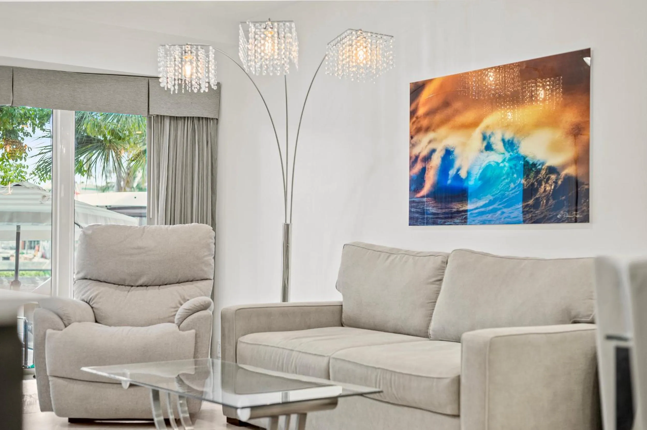 Living room in Isle of Venice Residence and Marina