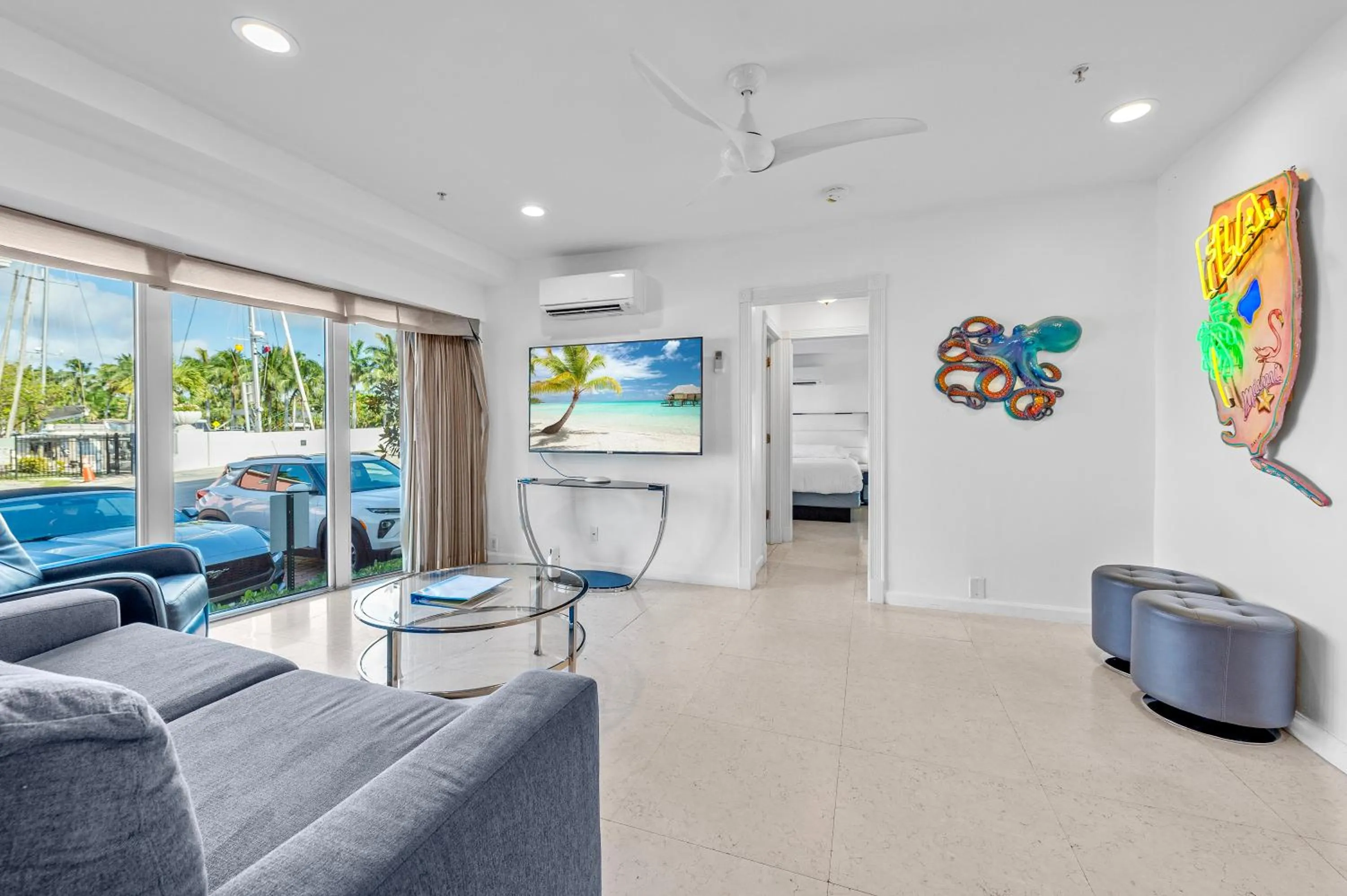 Living room in Isle of Venice Residence and Marina