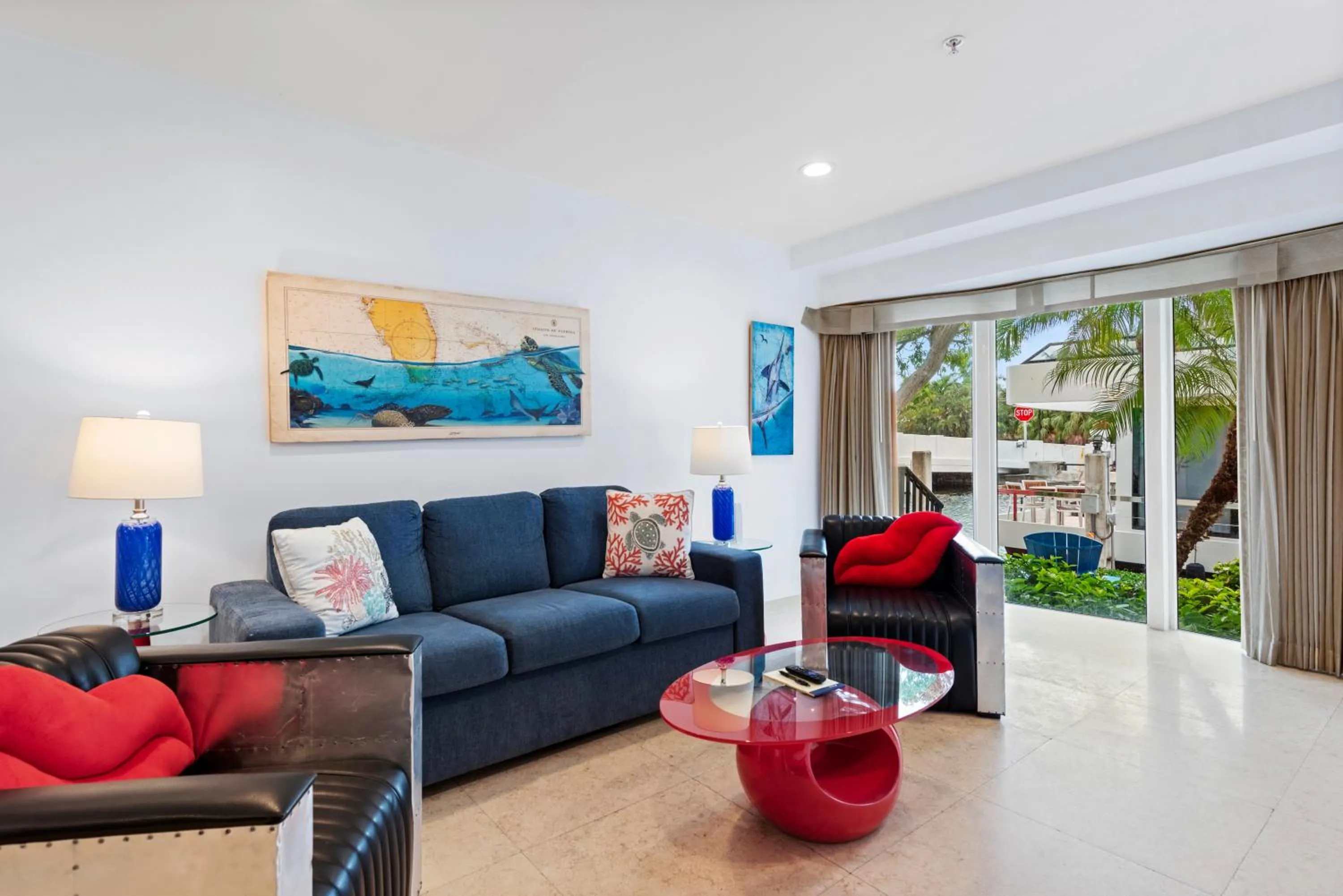 Living room in Isle of Venice Residence and Marina