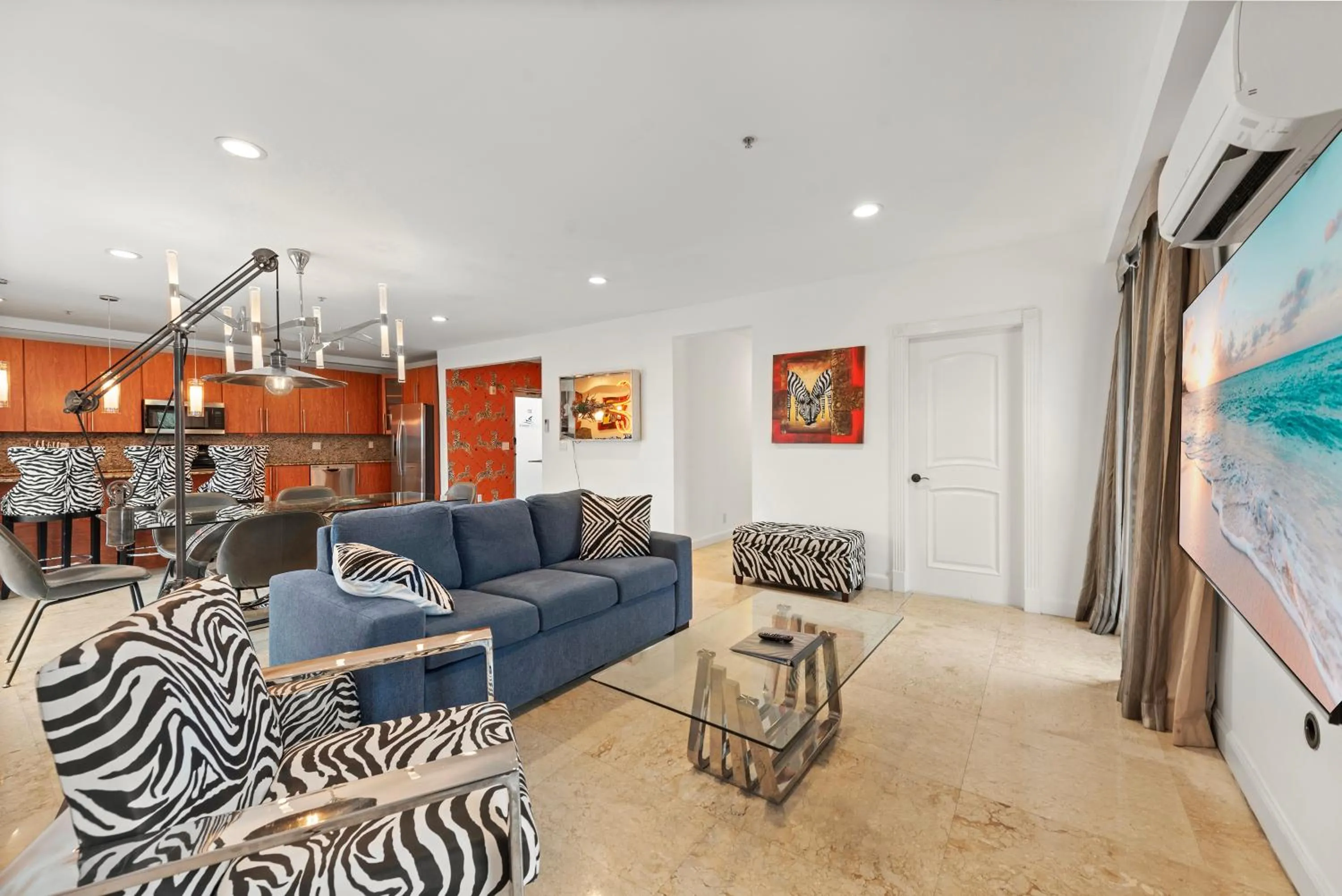 Living room in Isle of Venice Residence and Marina