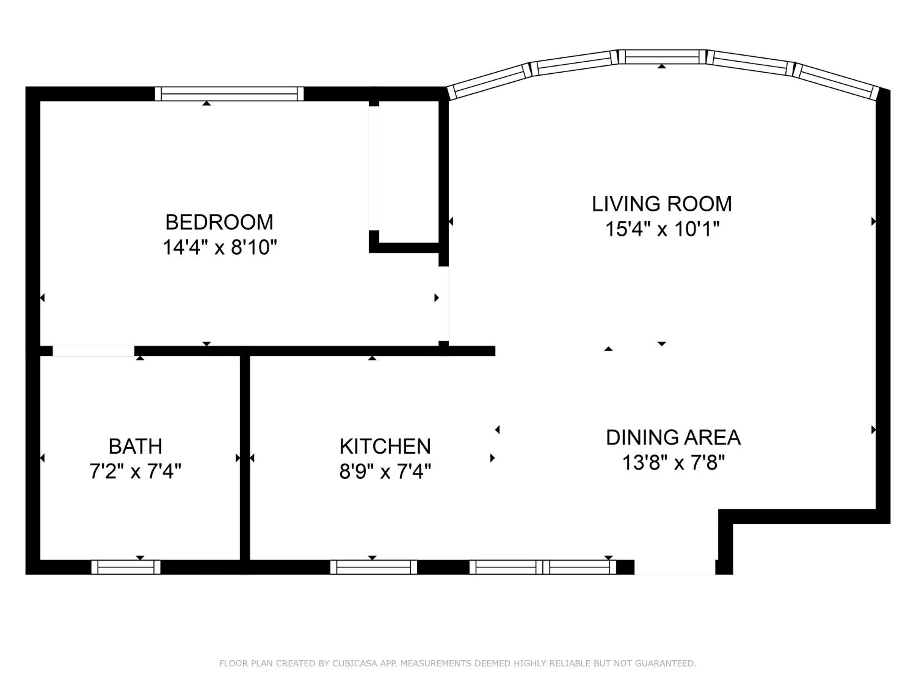Floor plan in Isle of Venice Residence and Marina