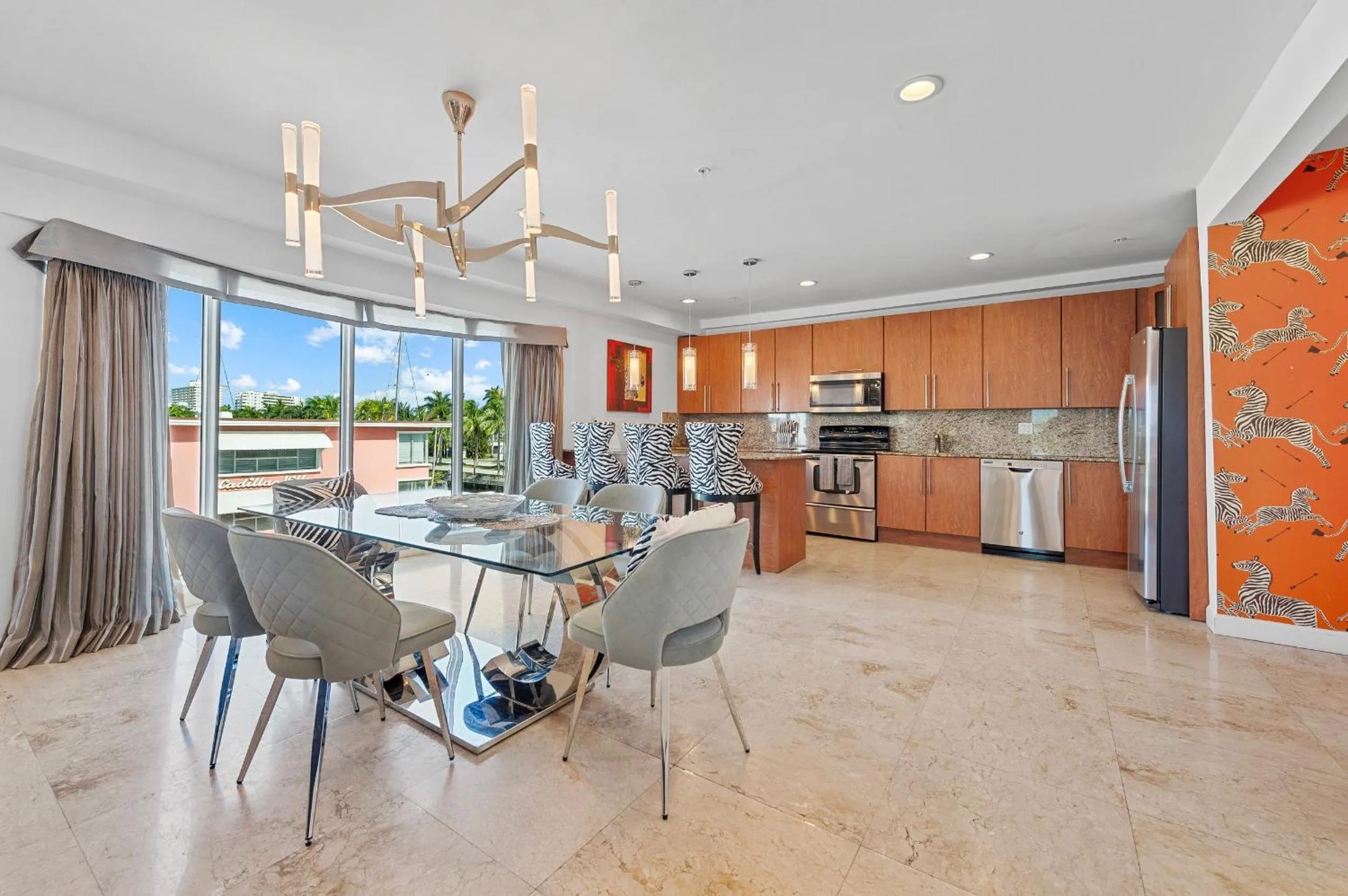 Living room in Isle of Venice Residence and Marina