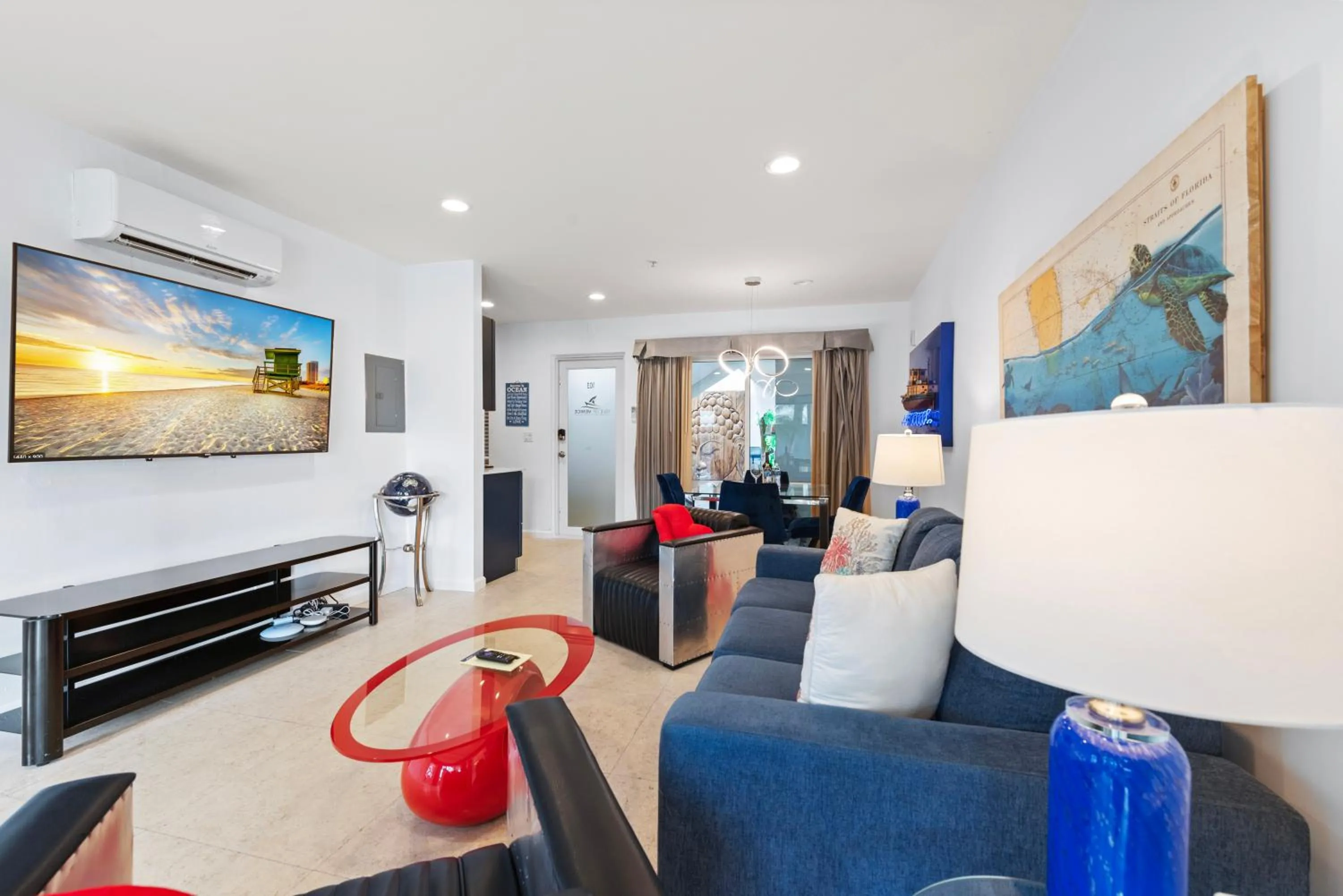 Living room in Isle of Venice Residence and Marina