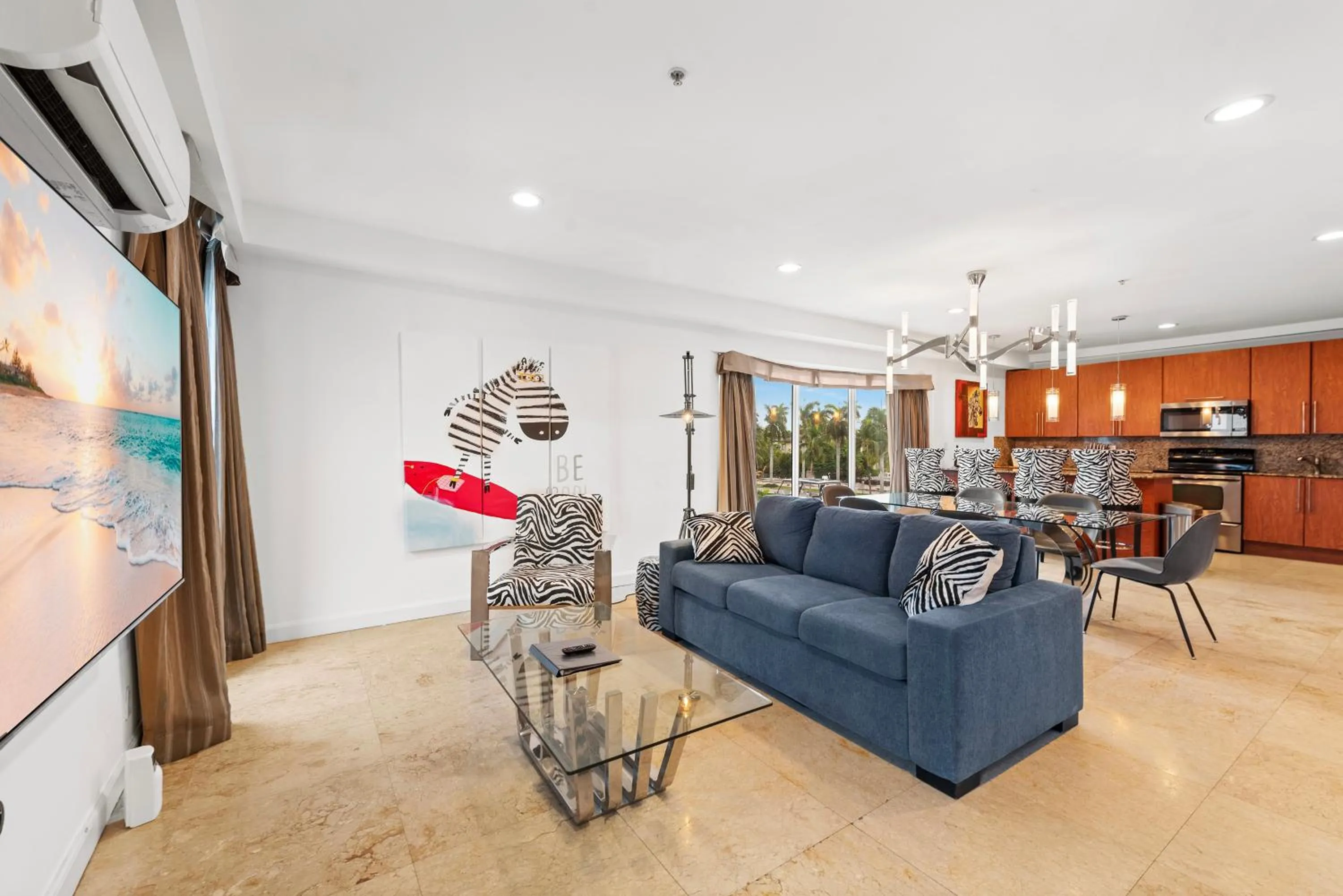 Living room in Isle of Venice Residence and Marina