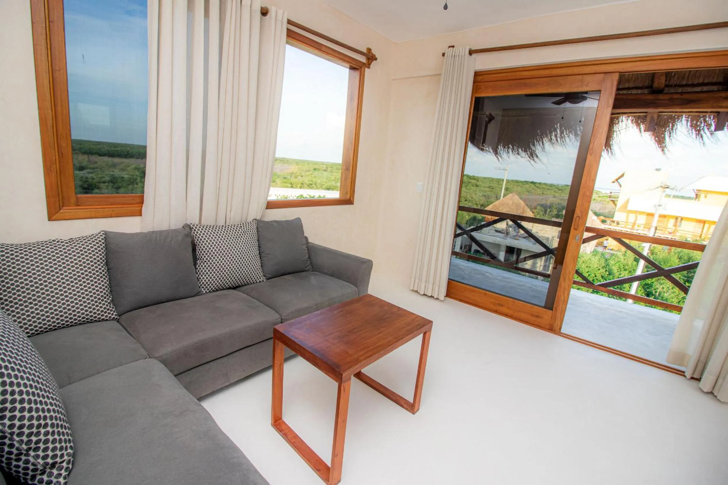 Living room in Hotel Luna Roja Holbox