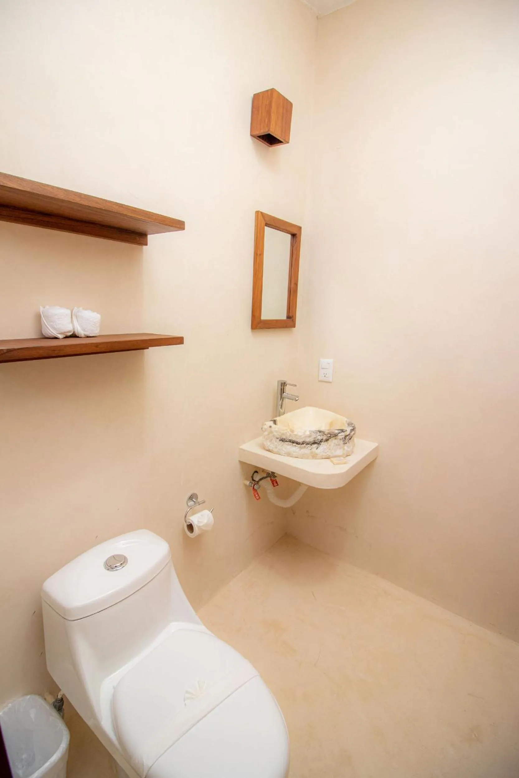 Bathroom in Hotel Luna Roja Holbox