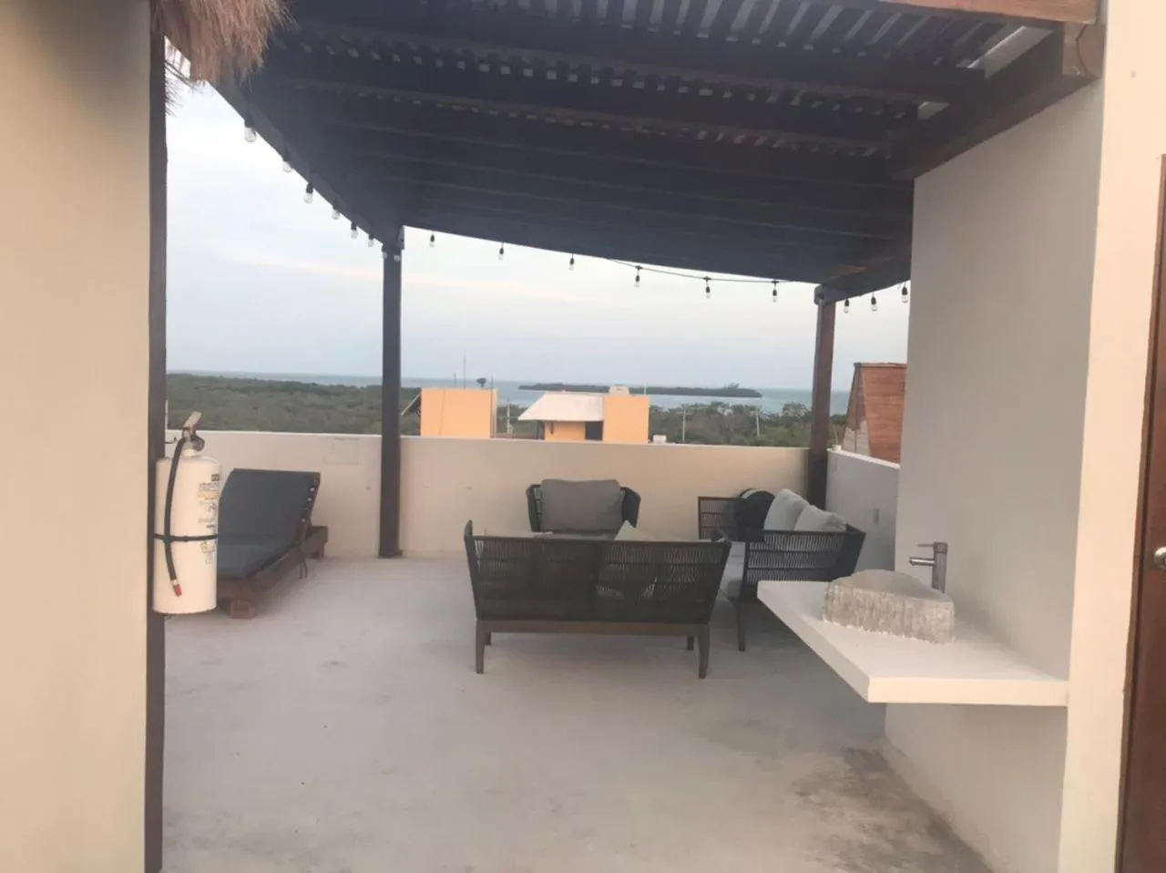 Balcony/Terrace in Hotel Luna Roja Holbox