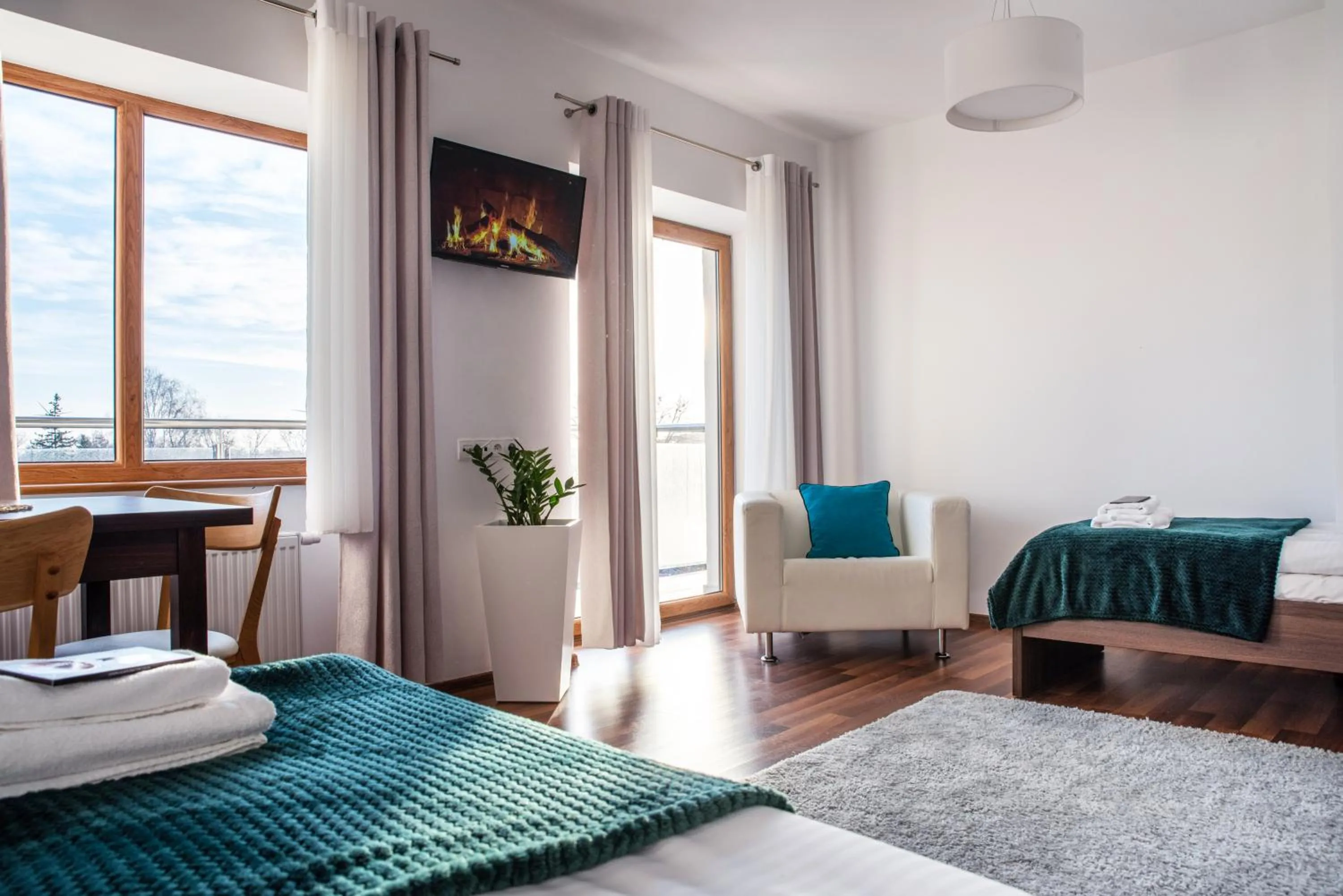 Photo of the whole room, Bed in Rezydencja Margonin