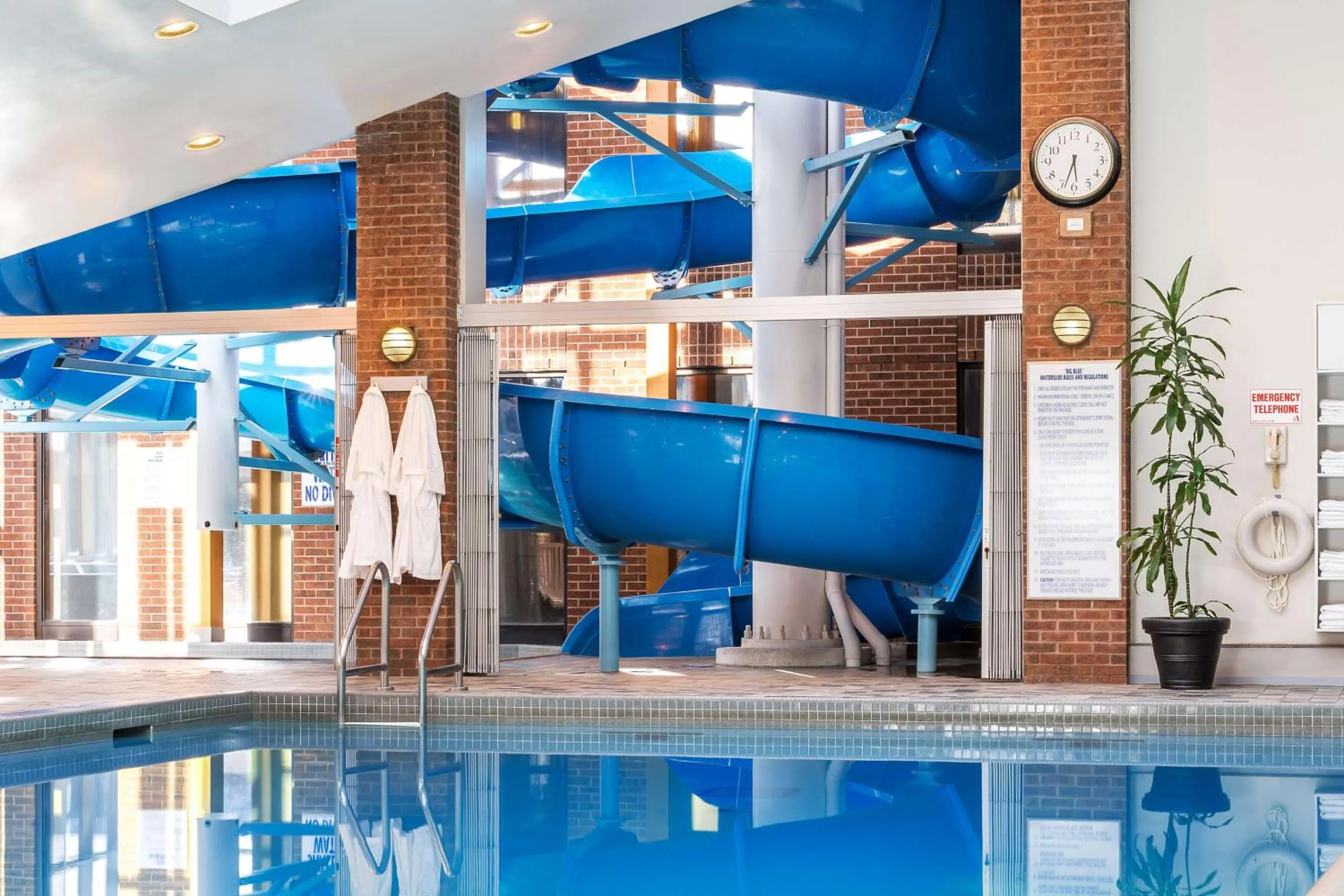 Pool view in Hilton Mississauga/Meadowvale