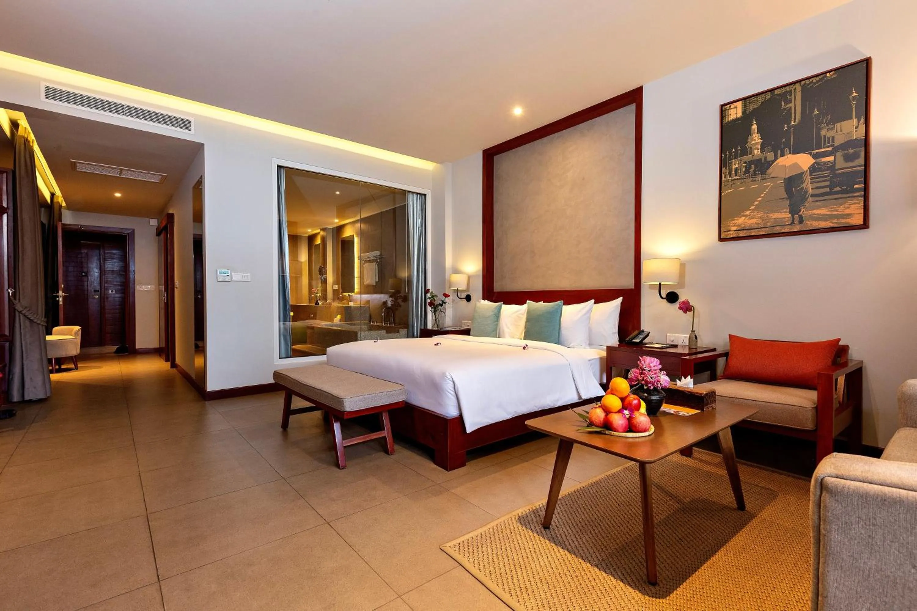 Photo of the whole room, Bed in Indra Hotel