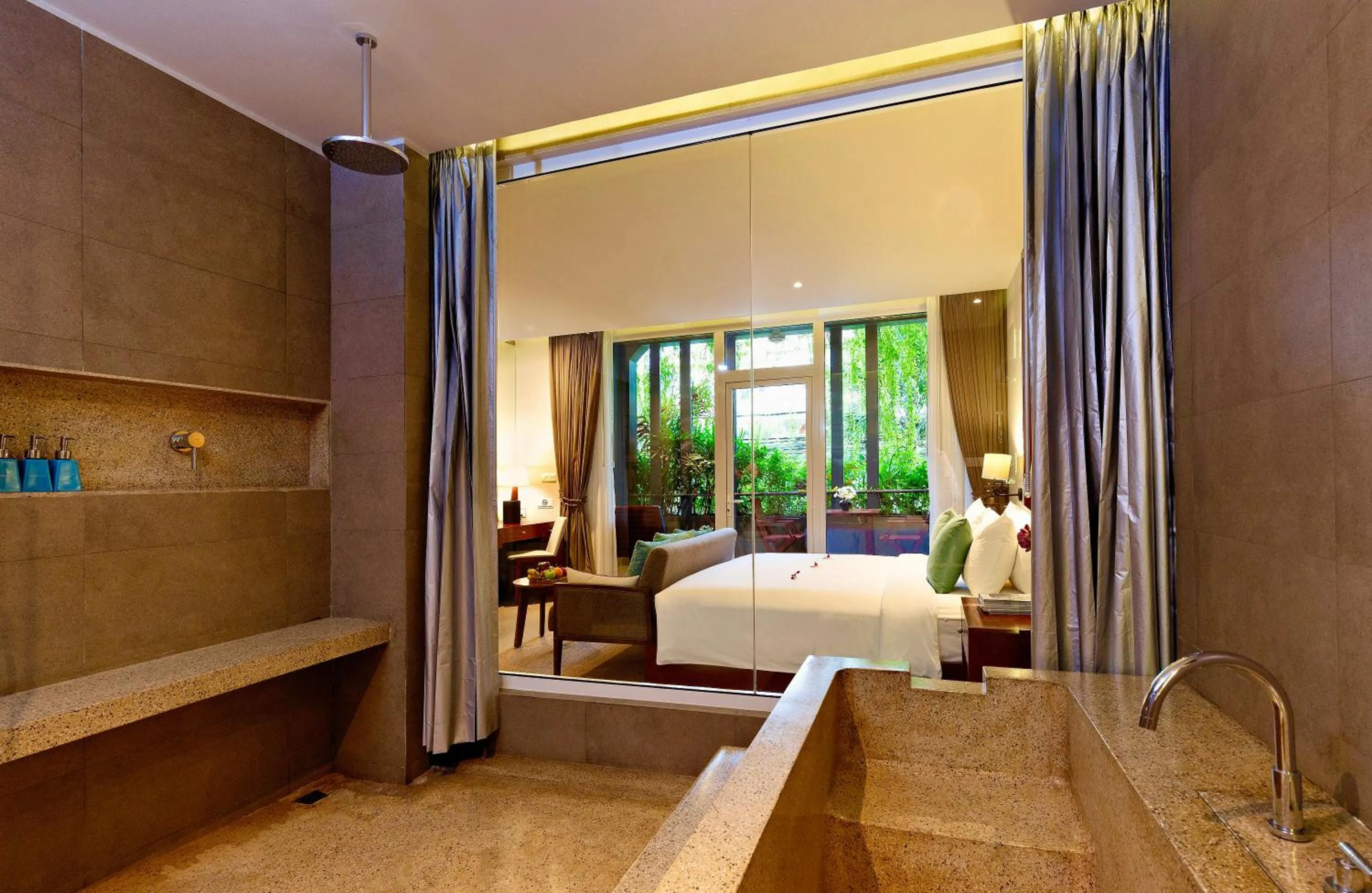 Photo of the whole room, Bed in Indra Hotel