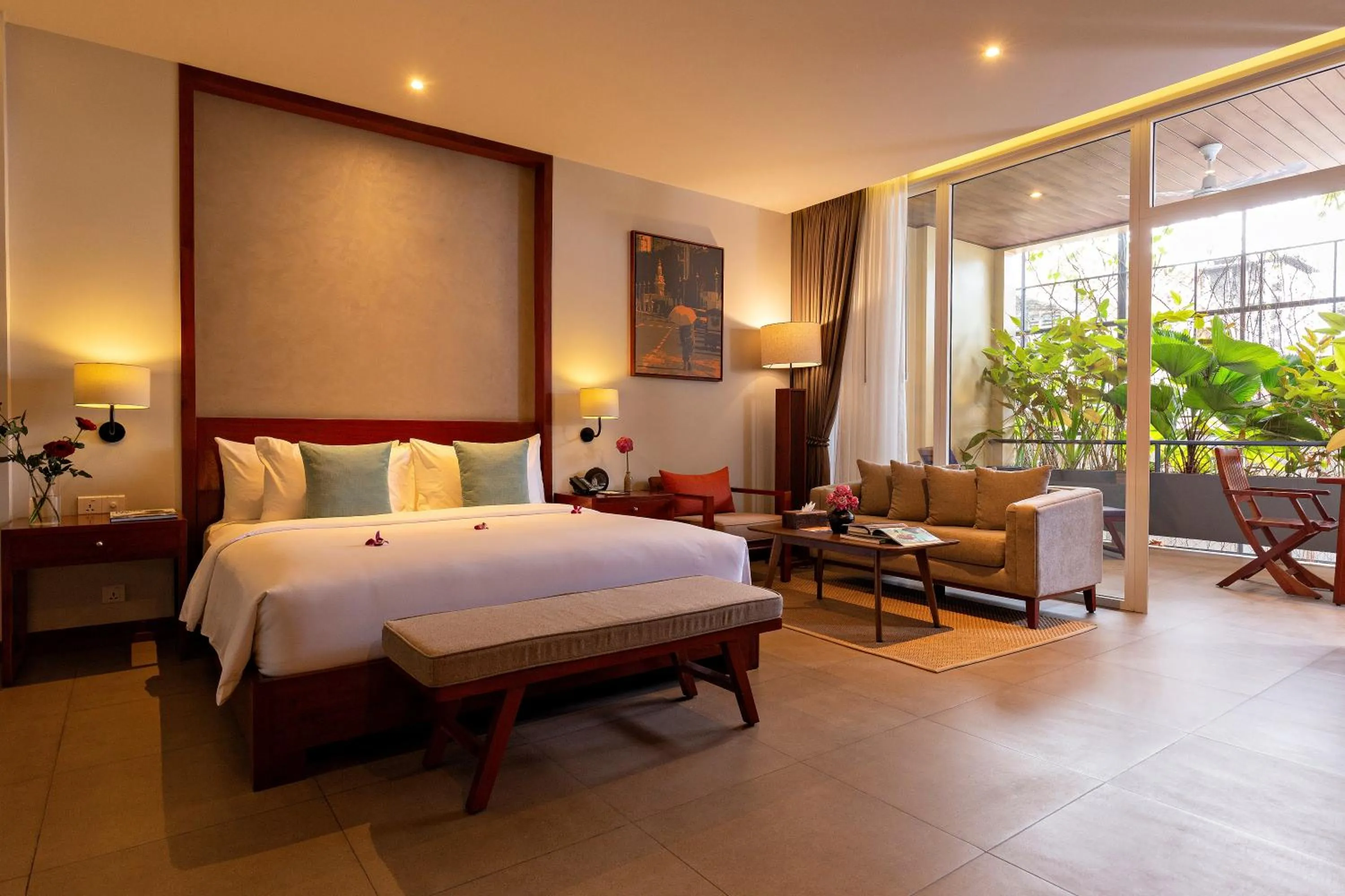 Photo of the whole room, Bed in Indra Hotel