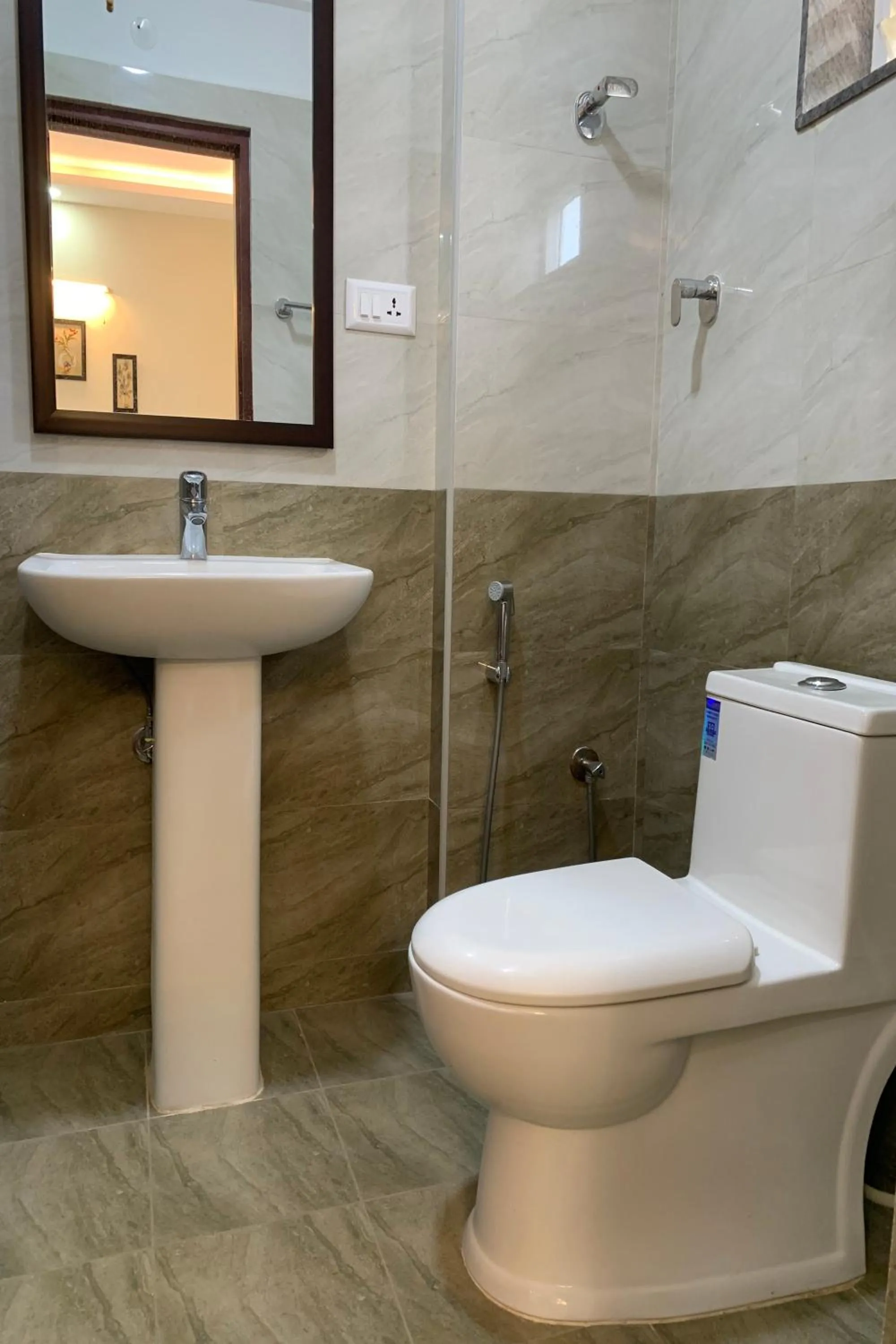 Bathroom in Vennela Hotel Apartments