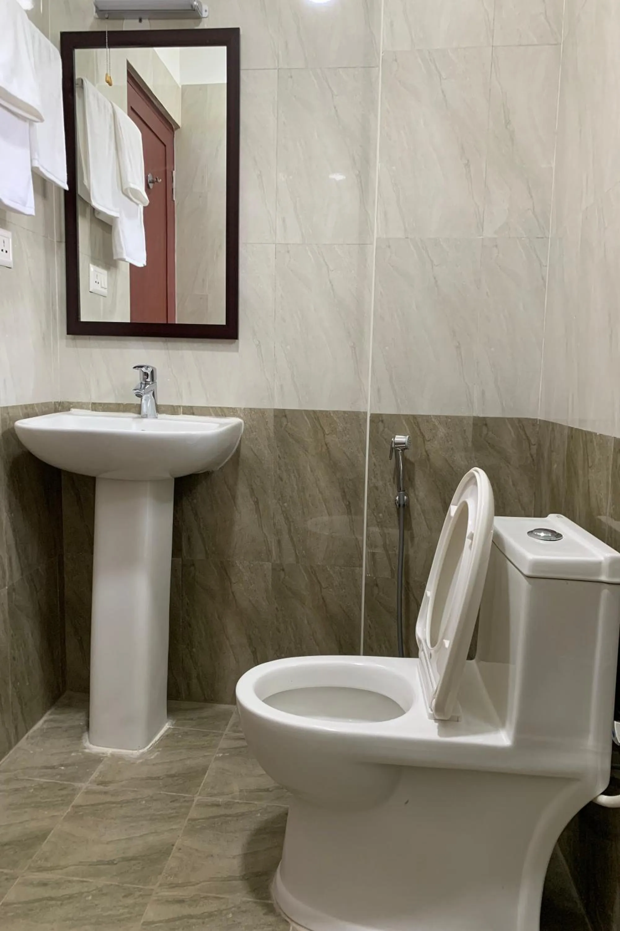 Bathroom in Vennela Hotel Apartments