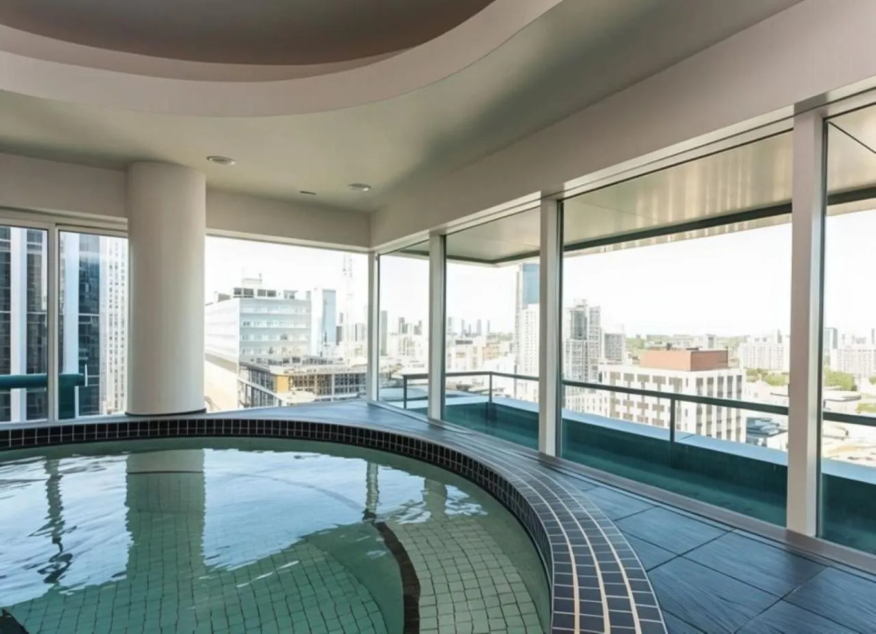 Hot Tub in Cambridge Suites Toronto