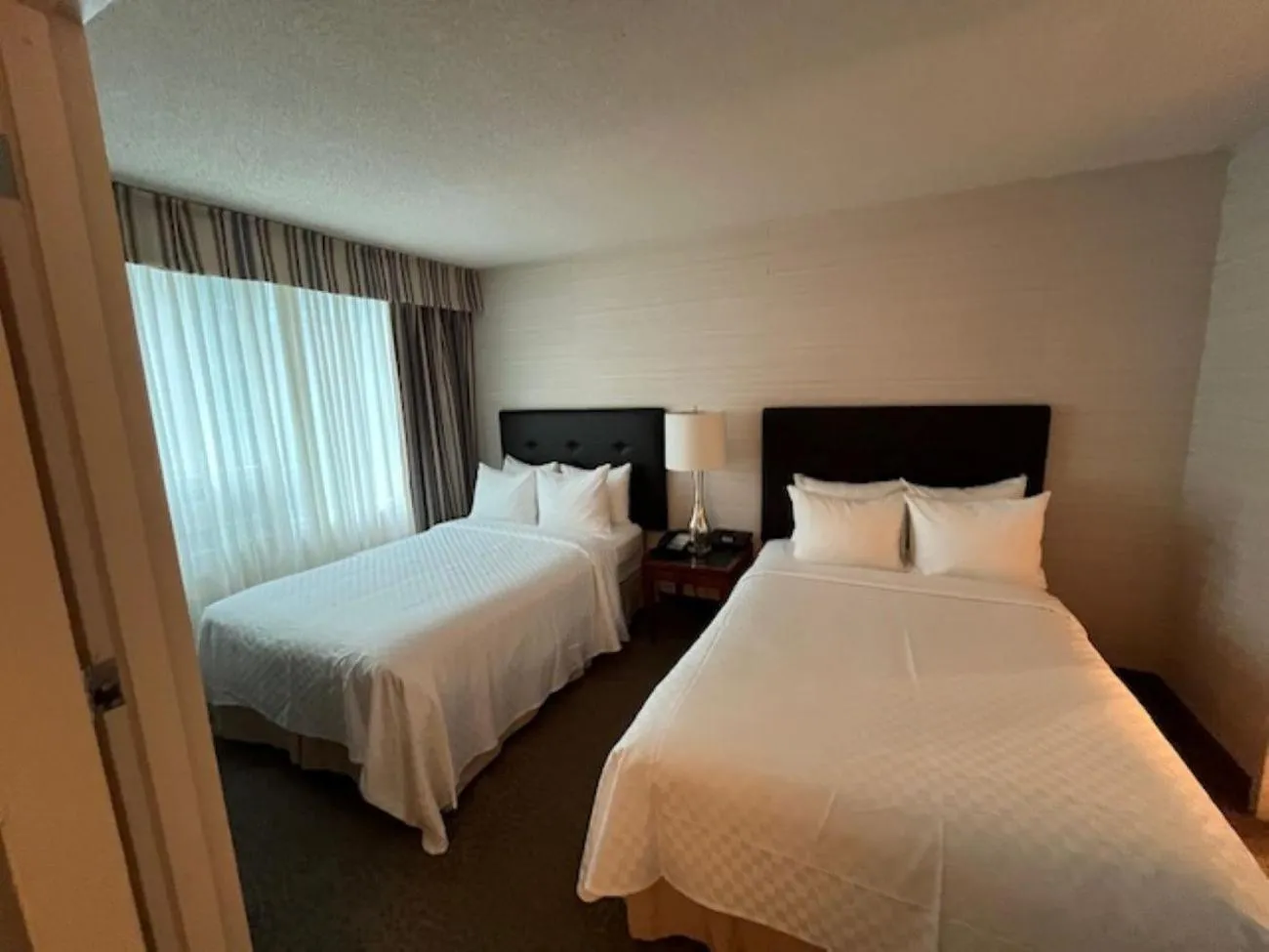 Bed in Cambridge Suites Toronto