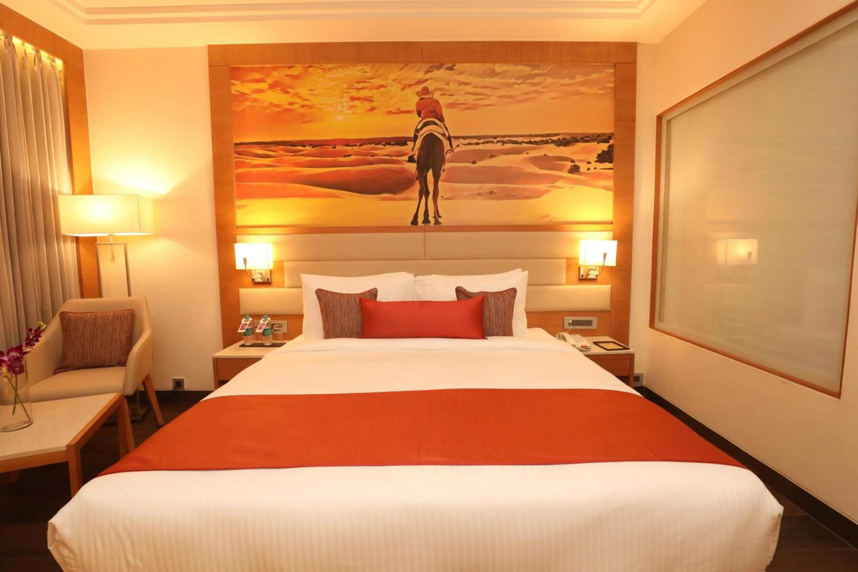 Bedroom, Bed in Regenta Central Udaipur, Court Circle